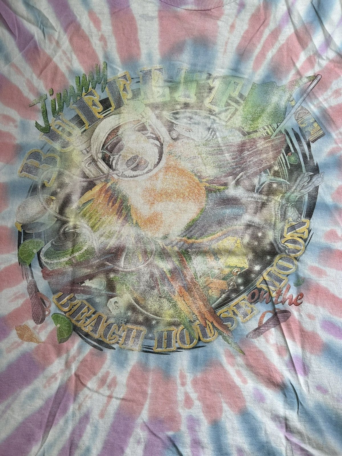 Vintage RARE VTG Jimmy Buffet tie dye tee (XL) Size US XL / EU 56 / 4 - 2 Thumbnail