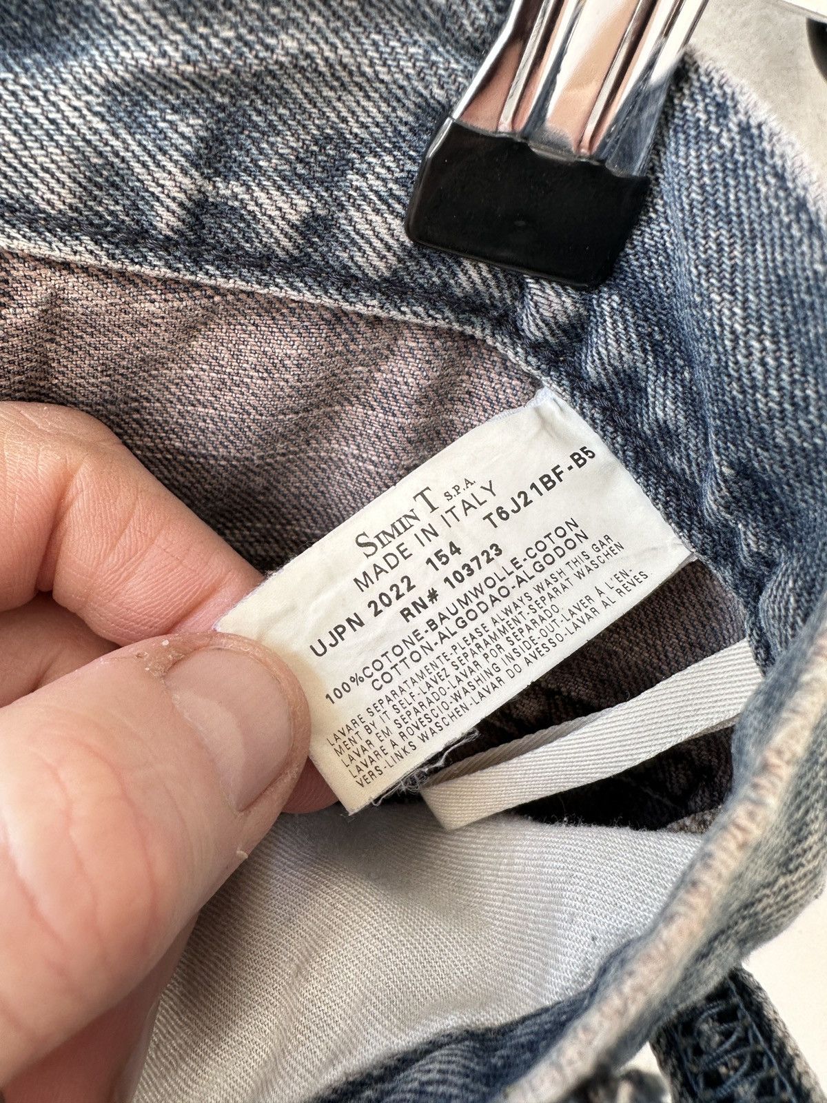 Emporio Armani Vintage Armani Jeans Indigo 002 Series Denim Size 38 Blue Size US 38 / EU 54 - 15 Thumbnail