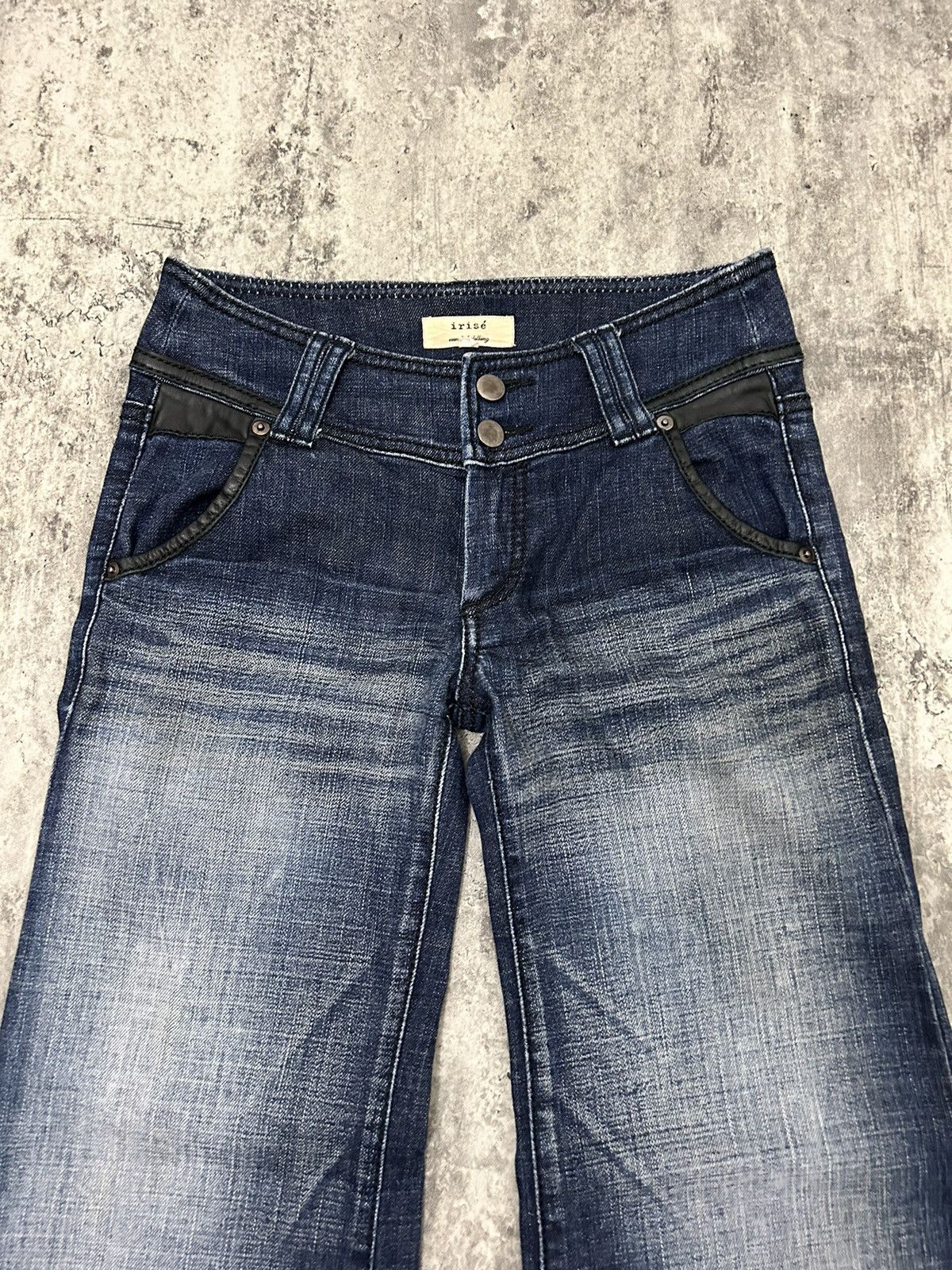 If Six Was Nine × Japanese Brand × Tornado Mart irise Japan MudWash Flare Jeans Size US 29 - 8 Thumbnail