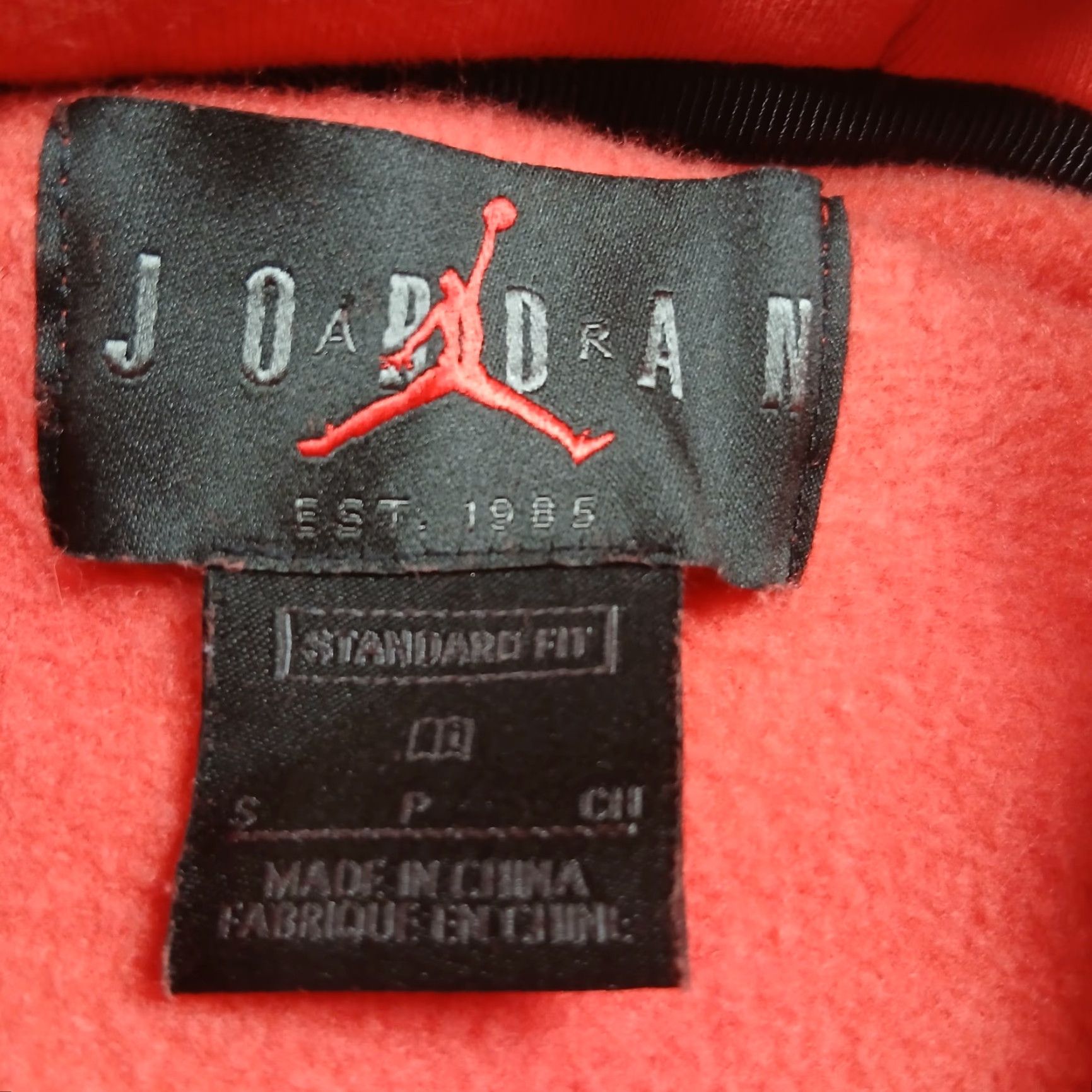 Jordan Brand VINTAGE Jordan Hoodie Sweatshirt Mens Small Red Fuchsia Patch Shirt Mens Small Red Fuchsia Patch Size US S / EU 44-46 / 1 - 5 Thumbnail