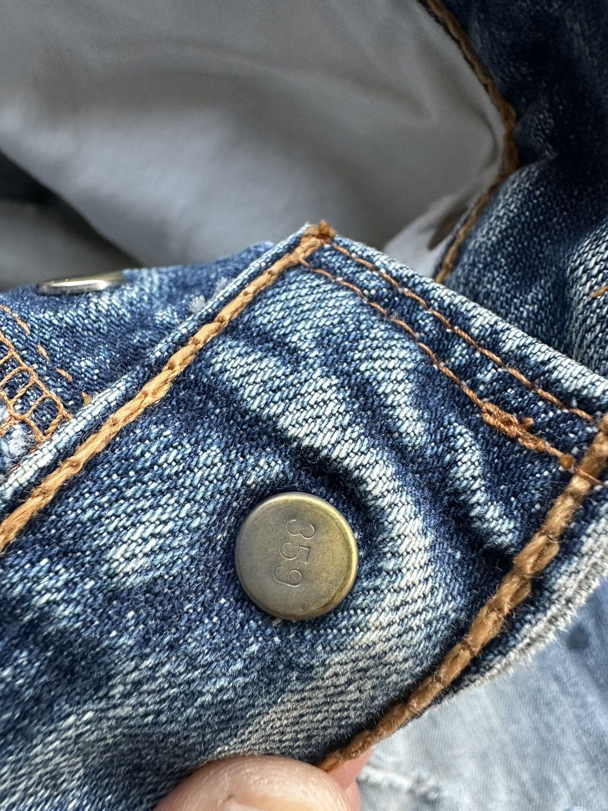 Levi's Levis 501 Distressed Blue Vintage Denim 30x28 D496 Size US 30 / EU 46 - 15 Thumbnail
