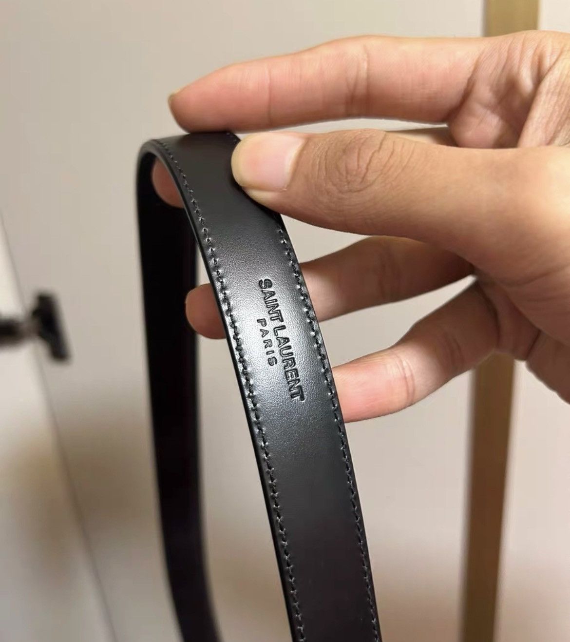 Saint Laurent Paris Saint Laurent 16fw Snake Skin belt Size 34 - 4 Thumbnail