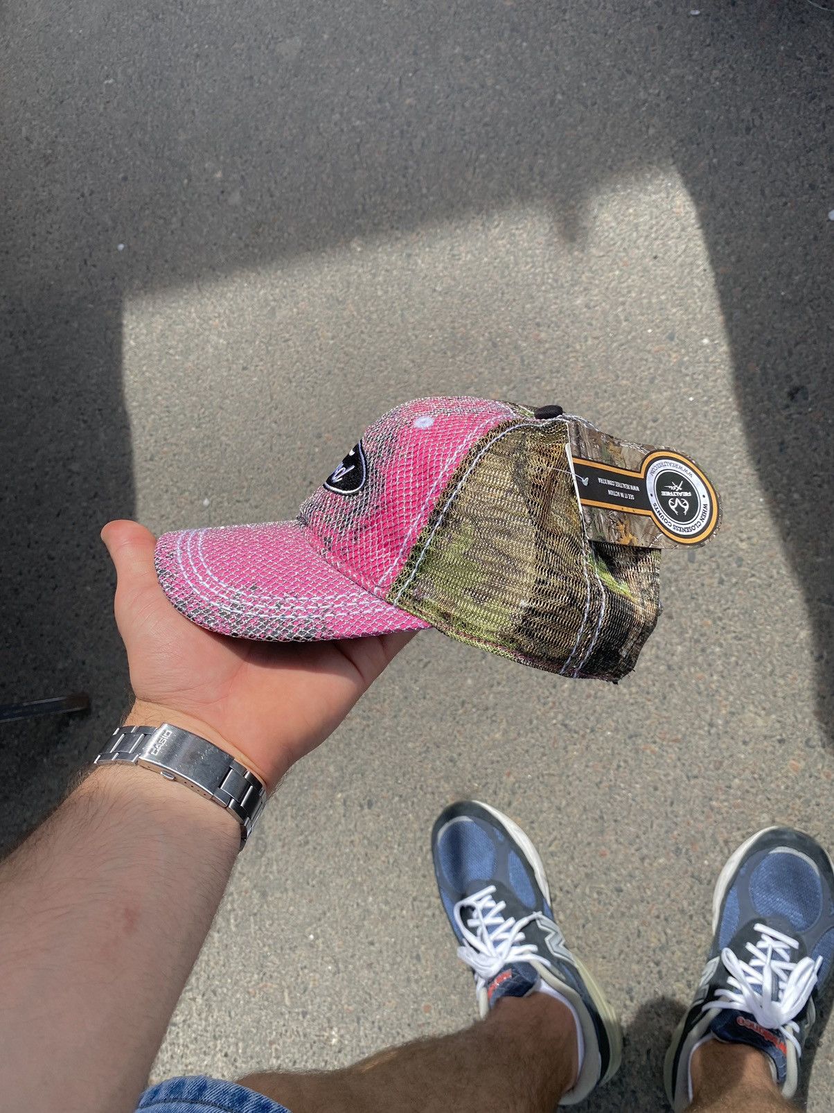 NASCAR × Realtree Ford NASCAR Realtree Distressed Metal Racing Hat Cap Size ONE SIZE - 3 Thumbnail