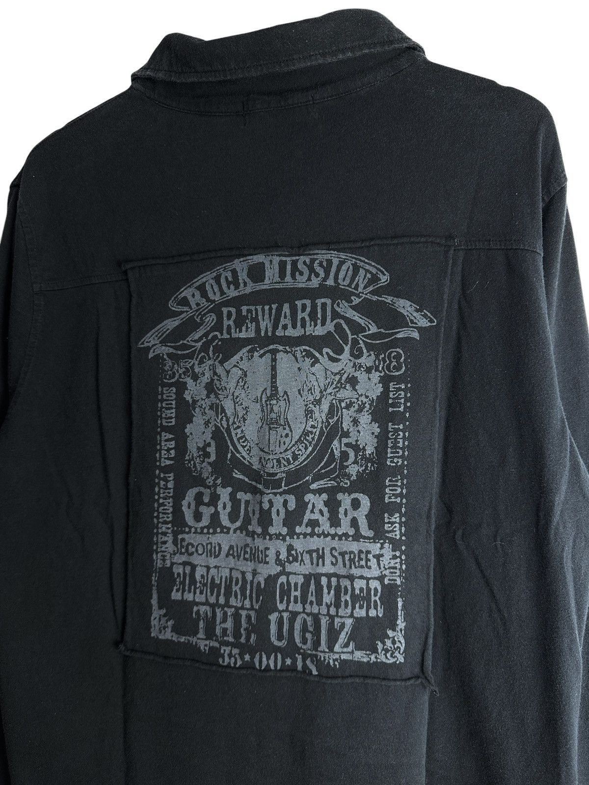 Hysteric Glamour DISTRESSED UGIZ ROCK MISSION LONG SHIRT POEM IFSIX LGB STYLE Size US M / EU 48-50 / 2 - 4 Thumbnail