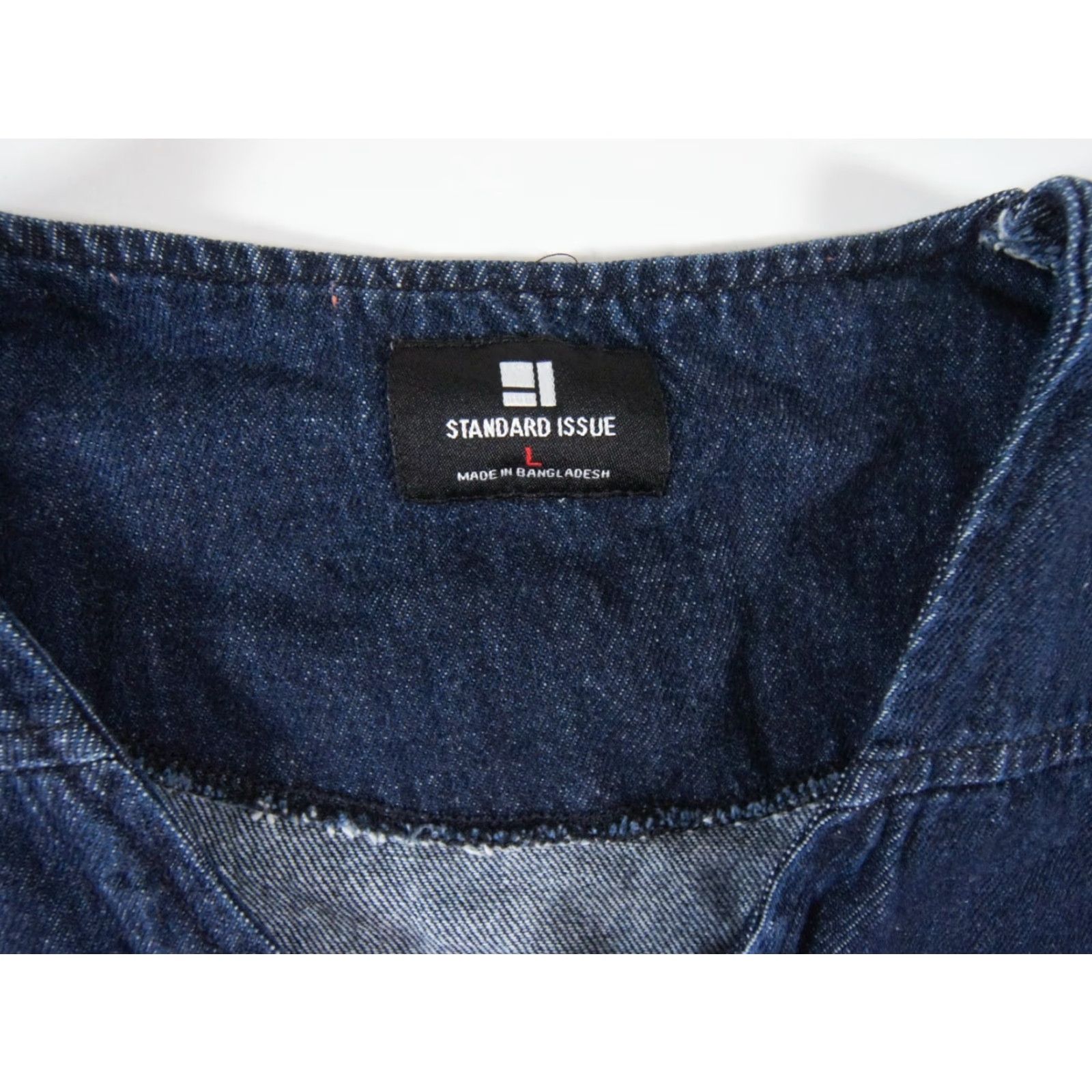 Denime Standard Issue Denim Vest Mens Large Blue Full Zip Casual Outdoor Size US 33 - 5 Thumbnail