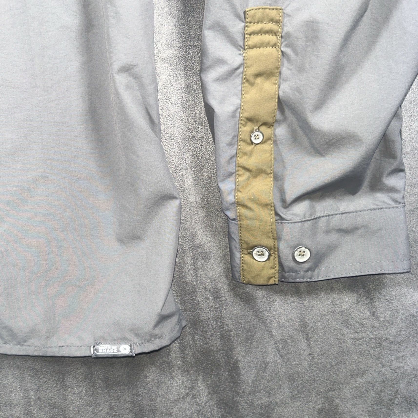 Vintage Cabela's Shirt 3XL Gray Long Sleeve Button-Down Pockets Ventilated Nylon Knit? Wait. Size US XXL / EU 58 / 5 - 5 Thumbnail