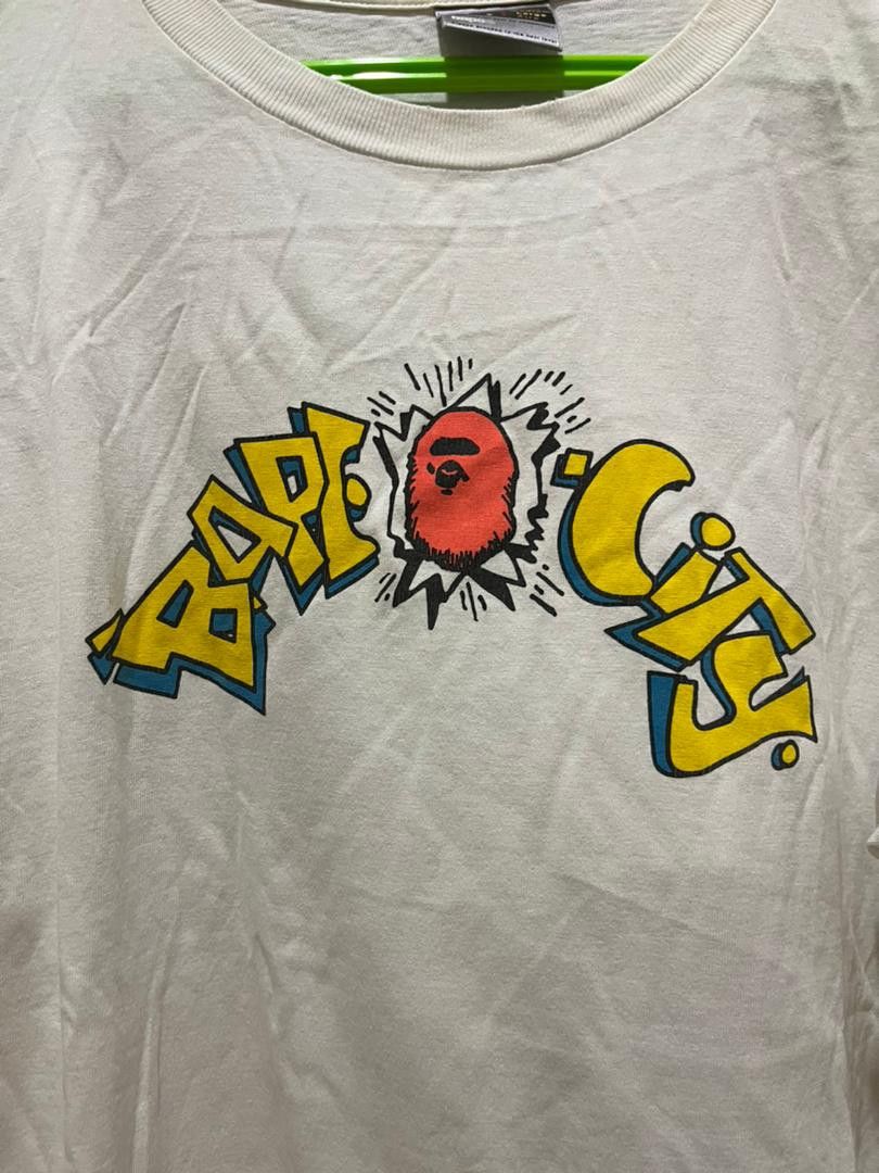 Bape × Vintage Bape City Long Sleeve Tee Size US L / EU 52-54 / 3 - 4 Thumbnail
