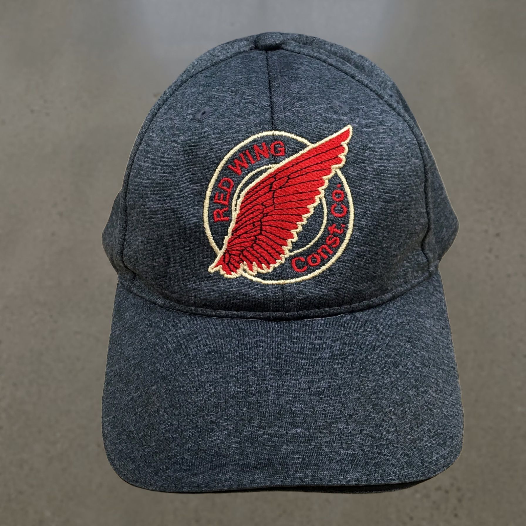 Red Wing SportTek Baseball Cap Unisex Gray OS Curved Brim Embroidered Logo Men Size ONE SIZE - 1 Thumbnail