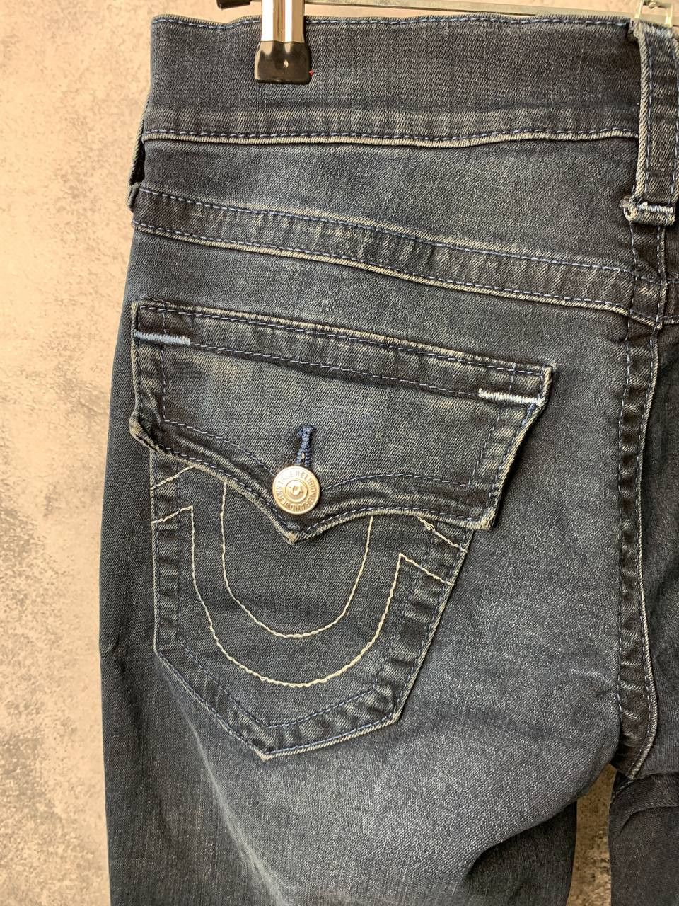 True Religion Geno Flap SN Relaxed Slim Denim Pants Blue