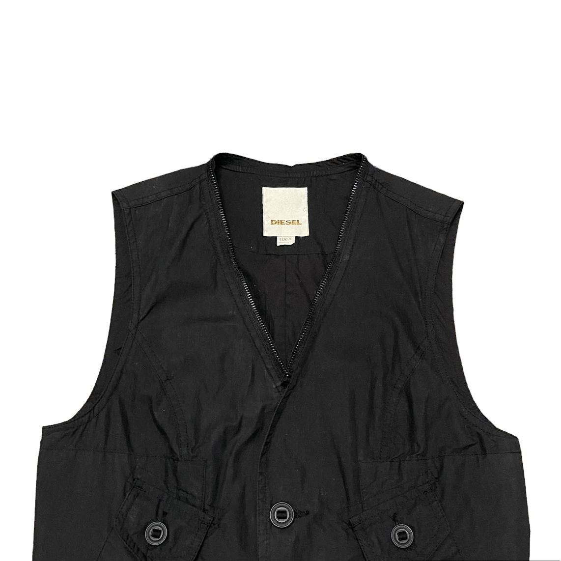 Diesel Archive Diesel Vest Black Vintage Size US S / EU 44-46 / 1 - 2 Thumbnail
