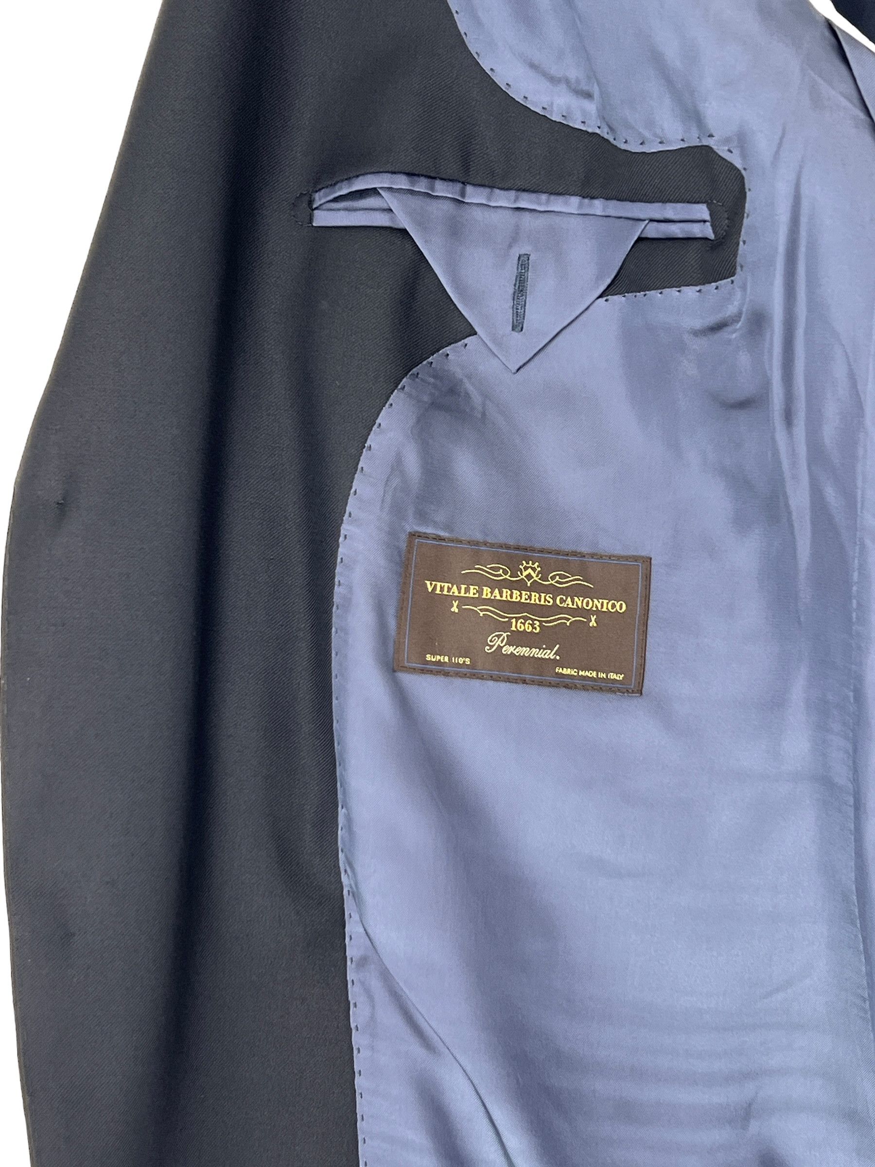 Suitsupply La Spalla Wool Formal Blazer Waistcoat Suit EU:28; UK/US:46S Size 46S - 10 Thumbnail