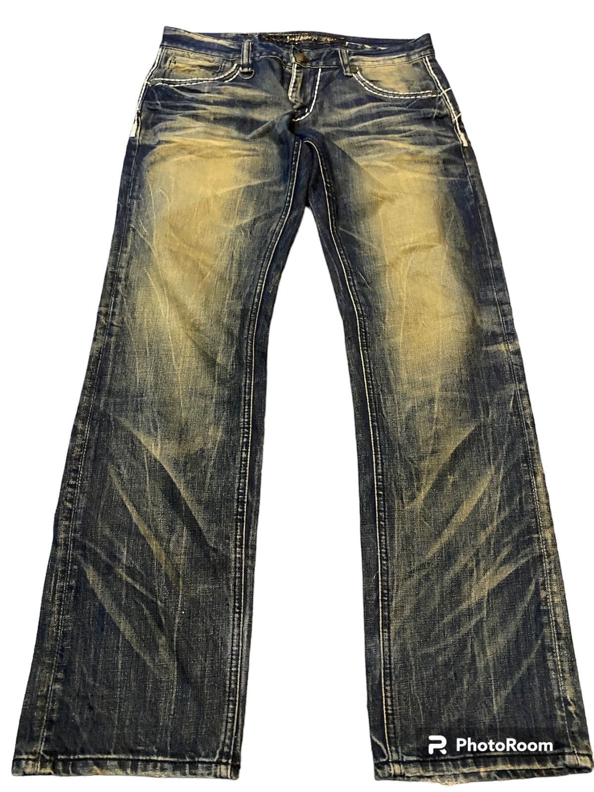 Vintage Japan🇯🇵🇯🇵 🔥🔥rusty denim Size US 35 - 1 Thumbnail