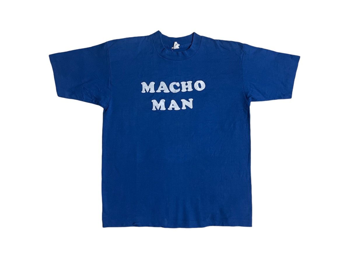 Vintage Vintage 80s Macho Man Hef T Tee Joys Size US L / EU 52-54 / 3 - 16 Thumbnail