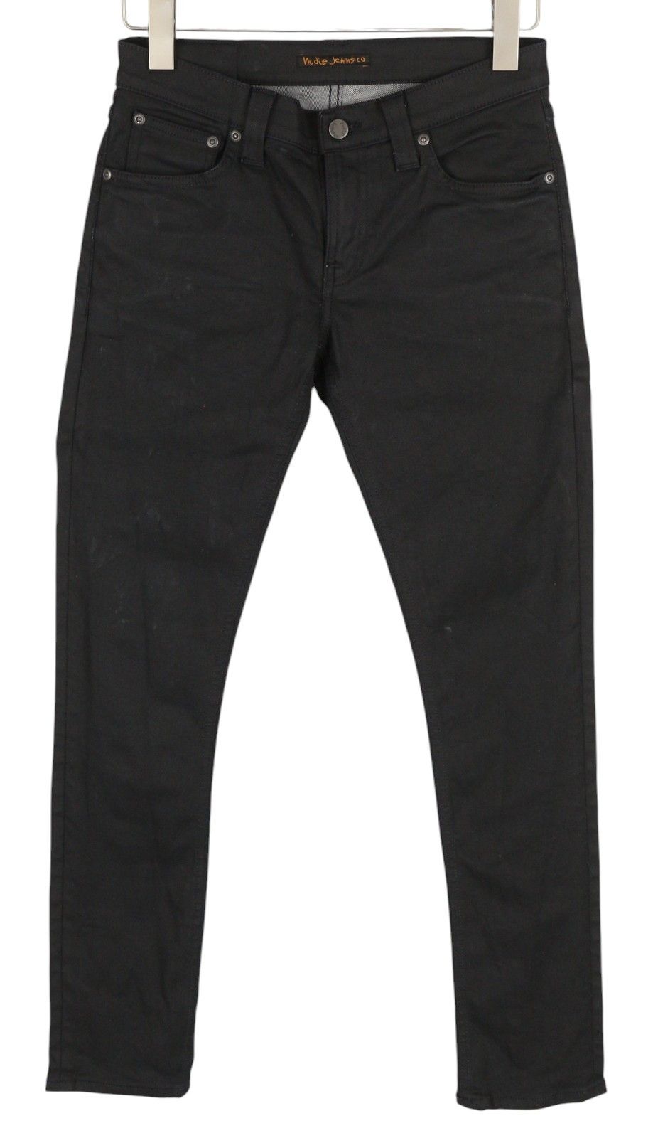 Nudie Jeans TIGHT LONG JOHN W28/L30 Throb Black Organic Coated 83639 Size US 28 / EU 44 - 1 Thumbnail