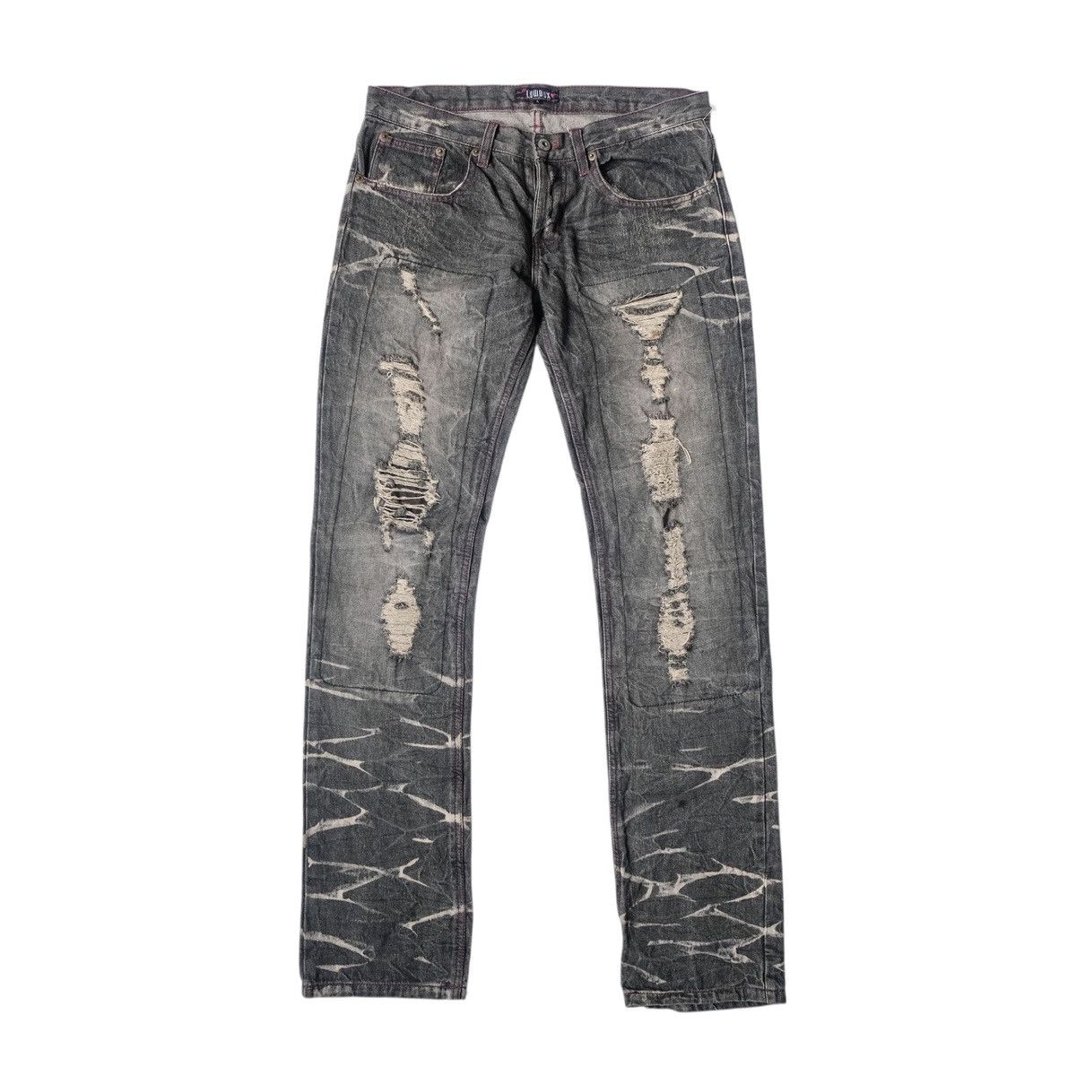 【LOWBOX】 Damage Design Denim LOWBOX】 Damage Design Denim Japanese brand × lowbox - Gem
