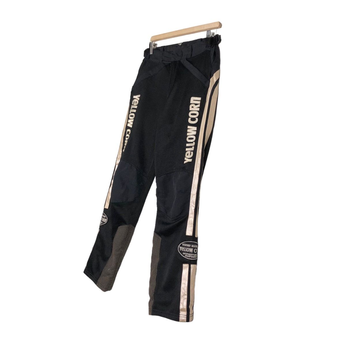 Japanese Brand 🔥BIKER RACING PANTS MOTORCROSS YELLOW CORN BIG LOGO Size US 30 / EU 46 - 2 Thumbnail