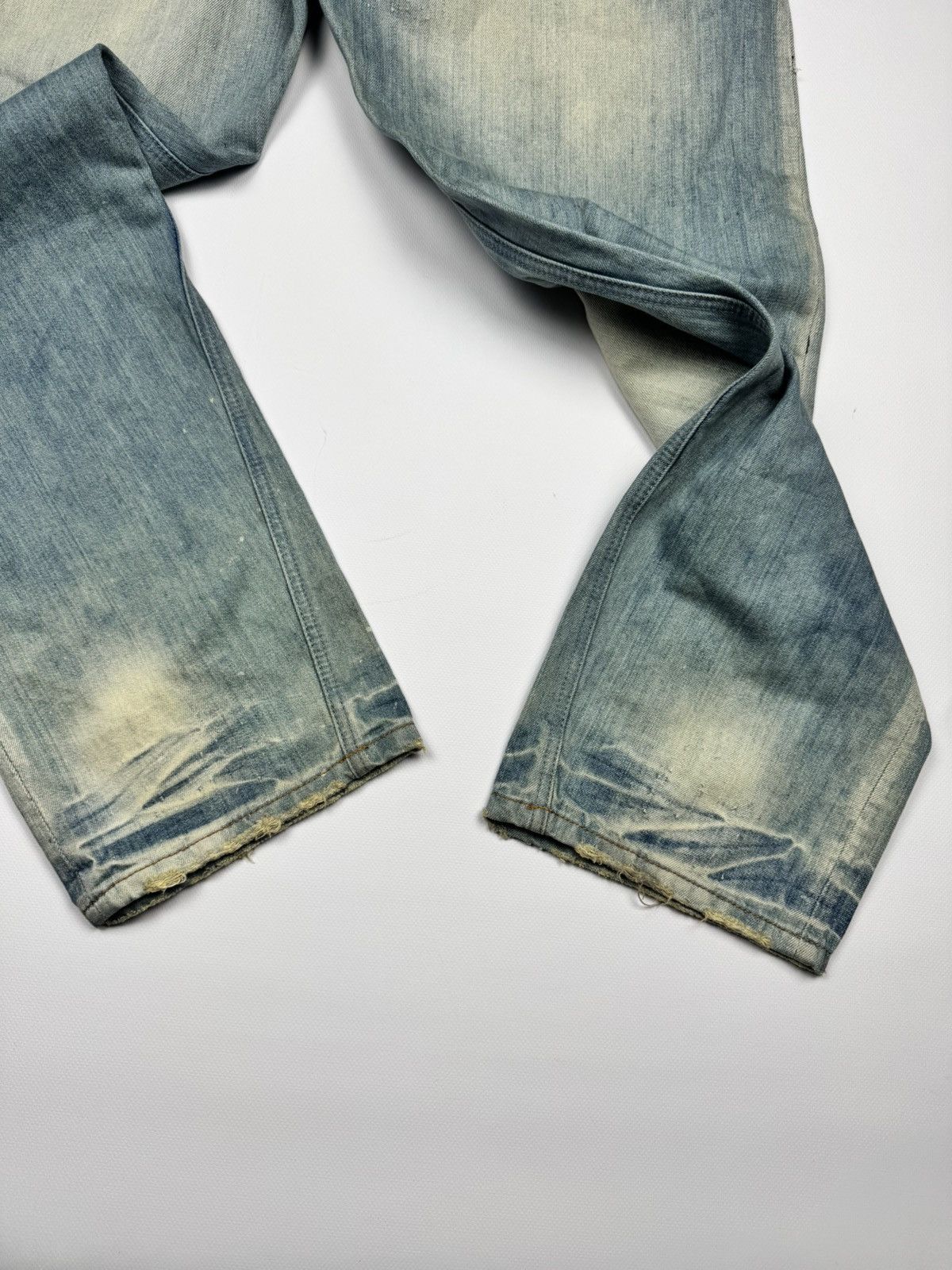 If Six Was Nine Vintage IfSixWasNine Style Distressed Fade Y2k Jeans Size US 38 / EU 54 - 3 Thumbnail