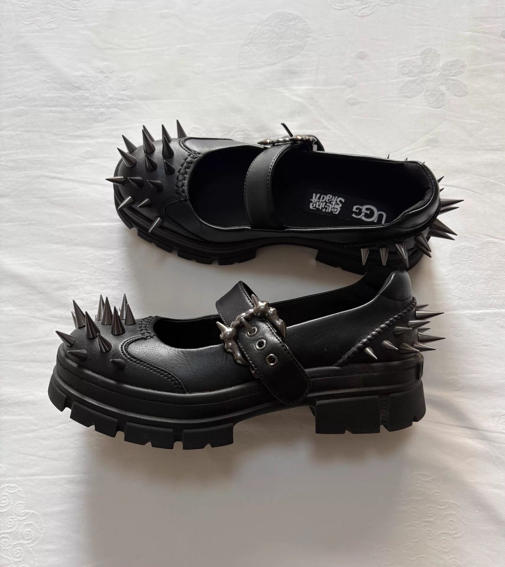 Collina Strada UGG x Collina Strada Spike Rivets Mary Jane Punk Unisex Size US 8 / IT 38 - 1 Thumbnail