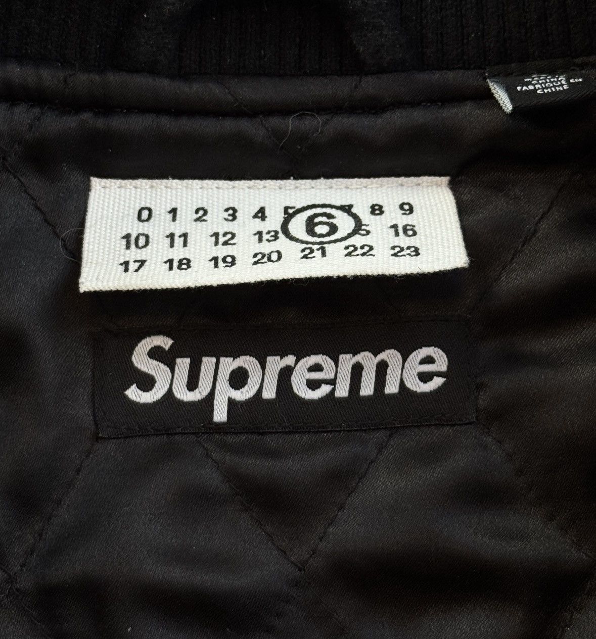 Maison Margiela × Supreme Supreme MM6 Maison Margiela Split Varsity Jacket SS24 Size US M / EU 48-50 / 2 - 7 Thumbnail