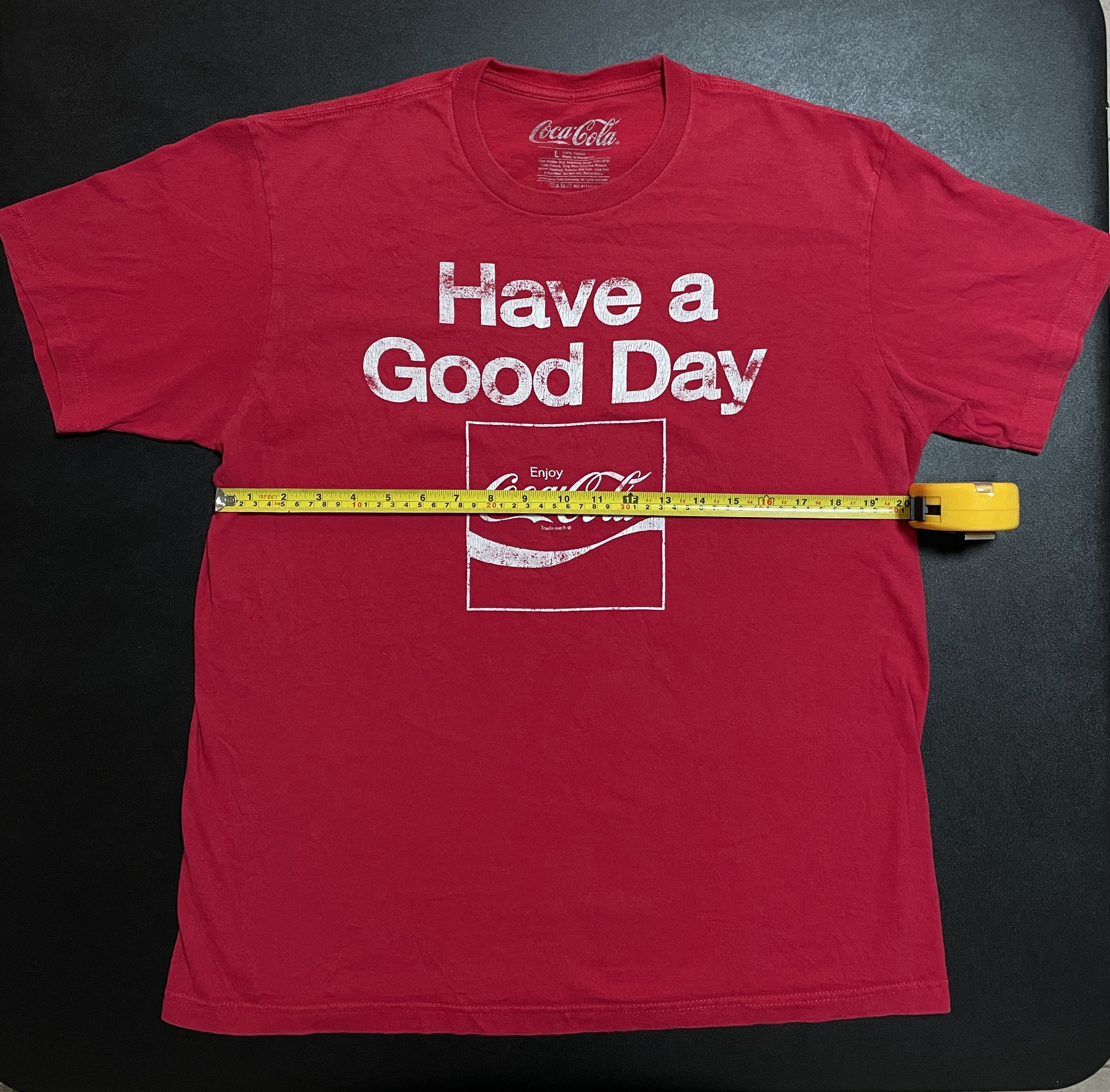 Coca Cola Vintage Coca Cola Have A Good Day Large Red Shirt Size US L / EU 52-54 / 3 - 4 Thumbnail