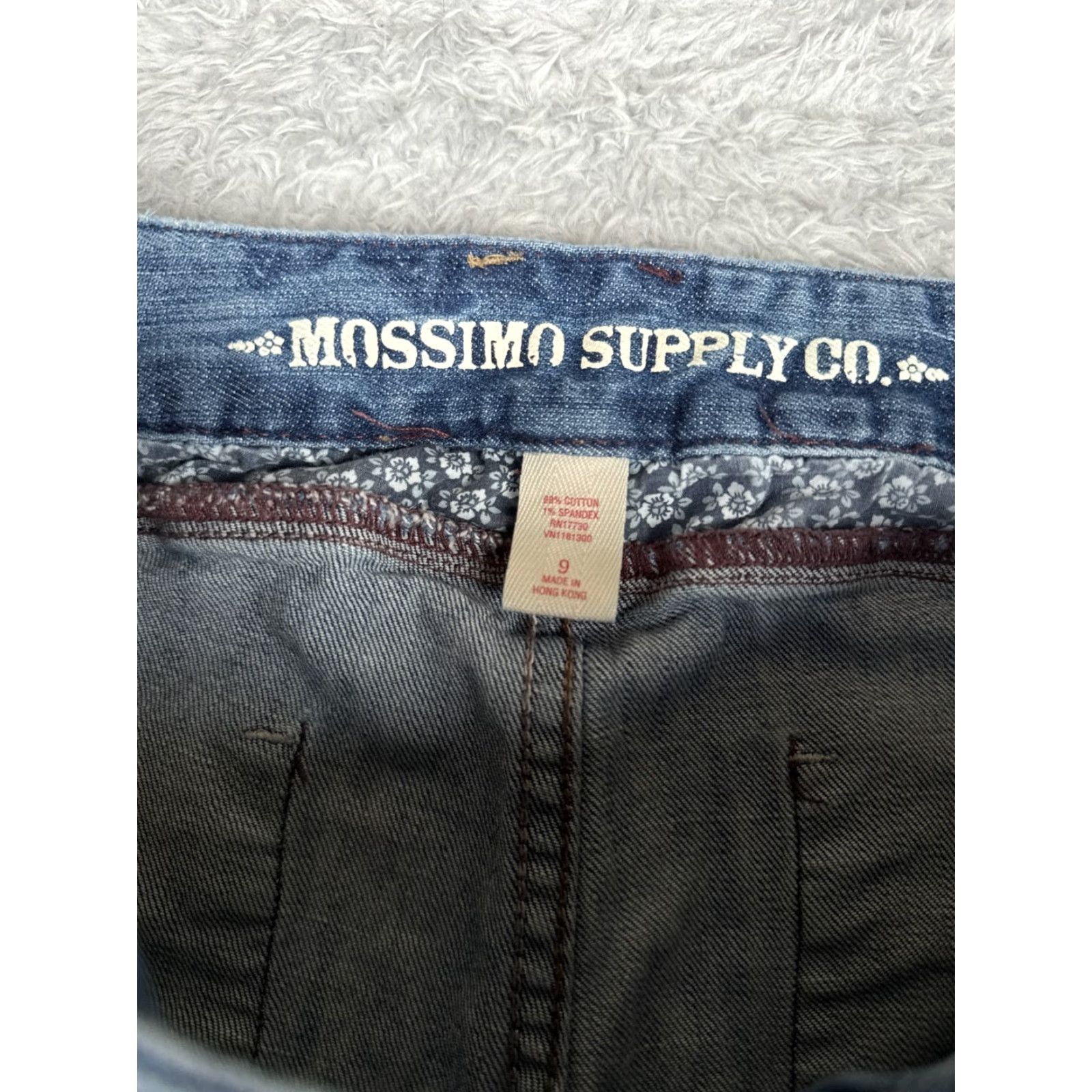 Mossimo Mossimo Jeans Bootcut Juniors 9 Blue Denim Distressed Low Rise 30x31 Cotton Blend 5-Pocket Womens Girls? Size 30" / US 8 / IT 44 - 6 Thumbnail