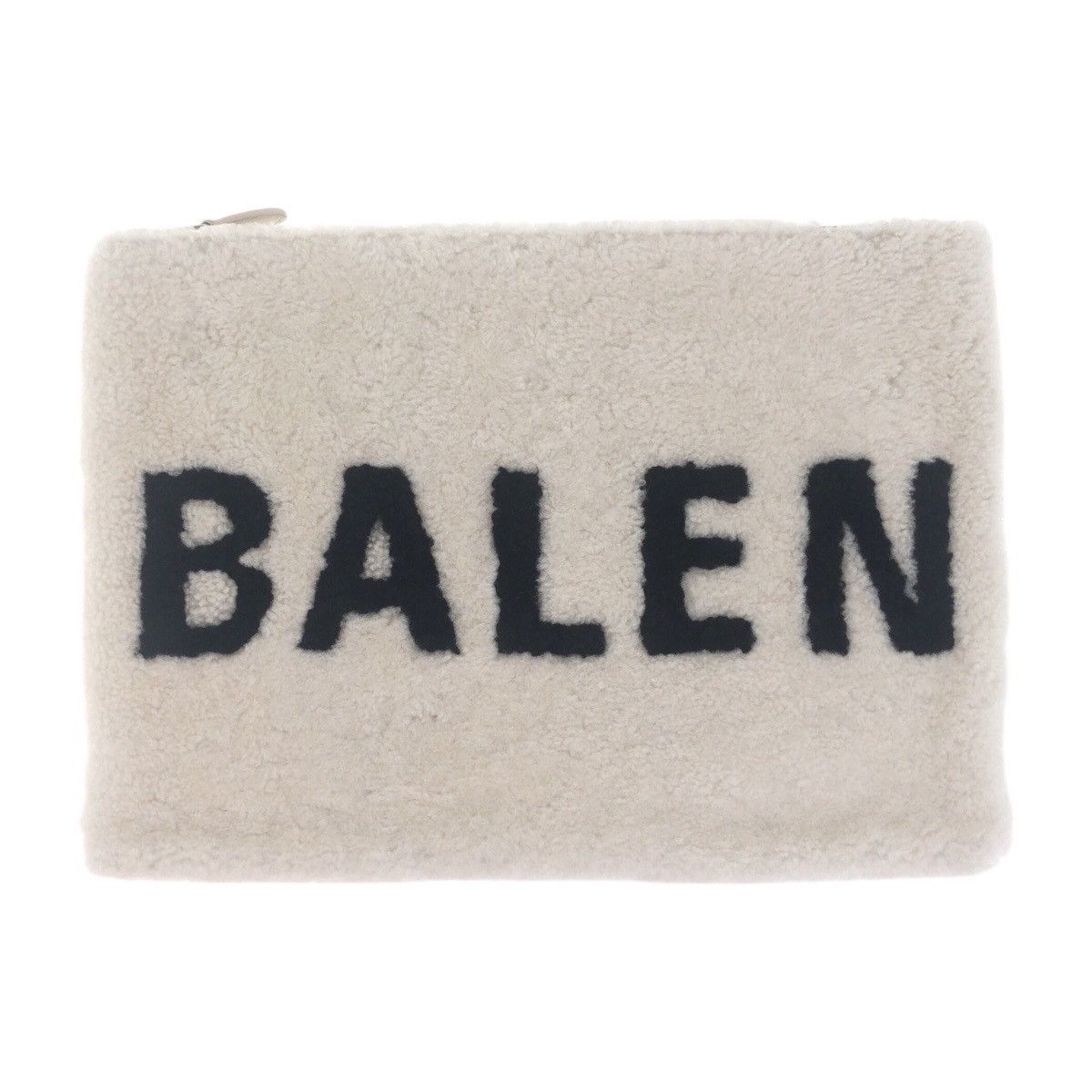 Balenciaga Balenciaga Balenciaga Shearling Logo Shearling Clutch Bag Natural Material Clutch Bag 492681 DUTY FREE for USA Size ONE SIZE - 1 Thumbnail