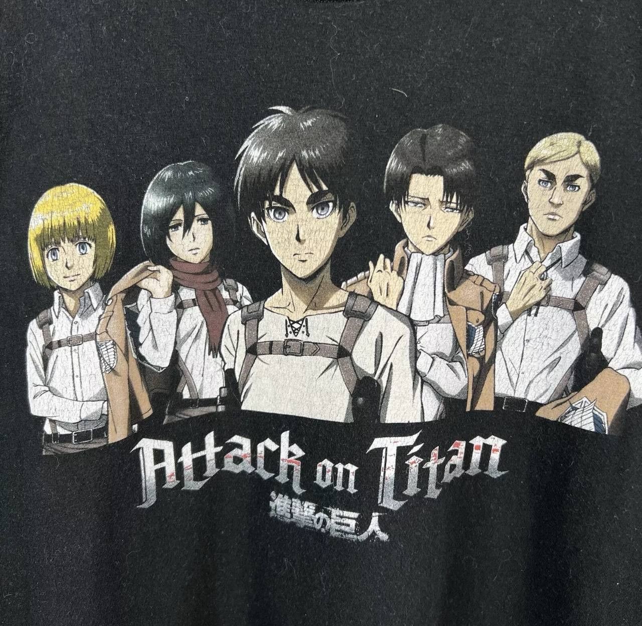 Anime Attack On Titan Tee Men's Size M Short Sleeve Size US M / EU 48-50 / 2 - 2 Thumbnail