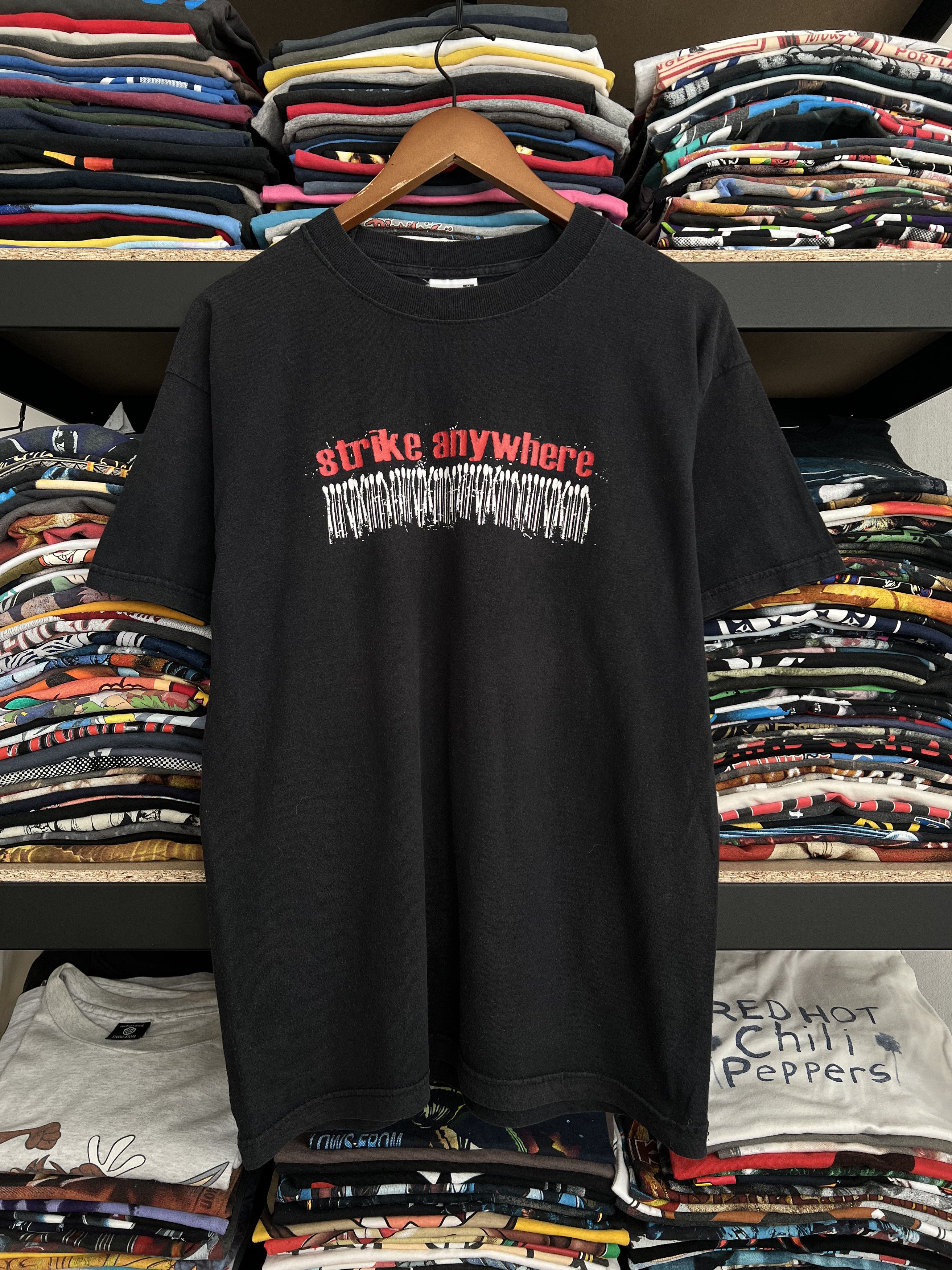 STRIKE ANYWHERE VINTAGE 初期 strike anywhere Tシャツ Chorus
