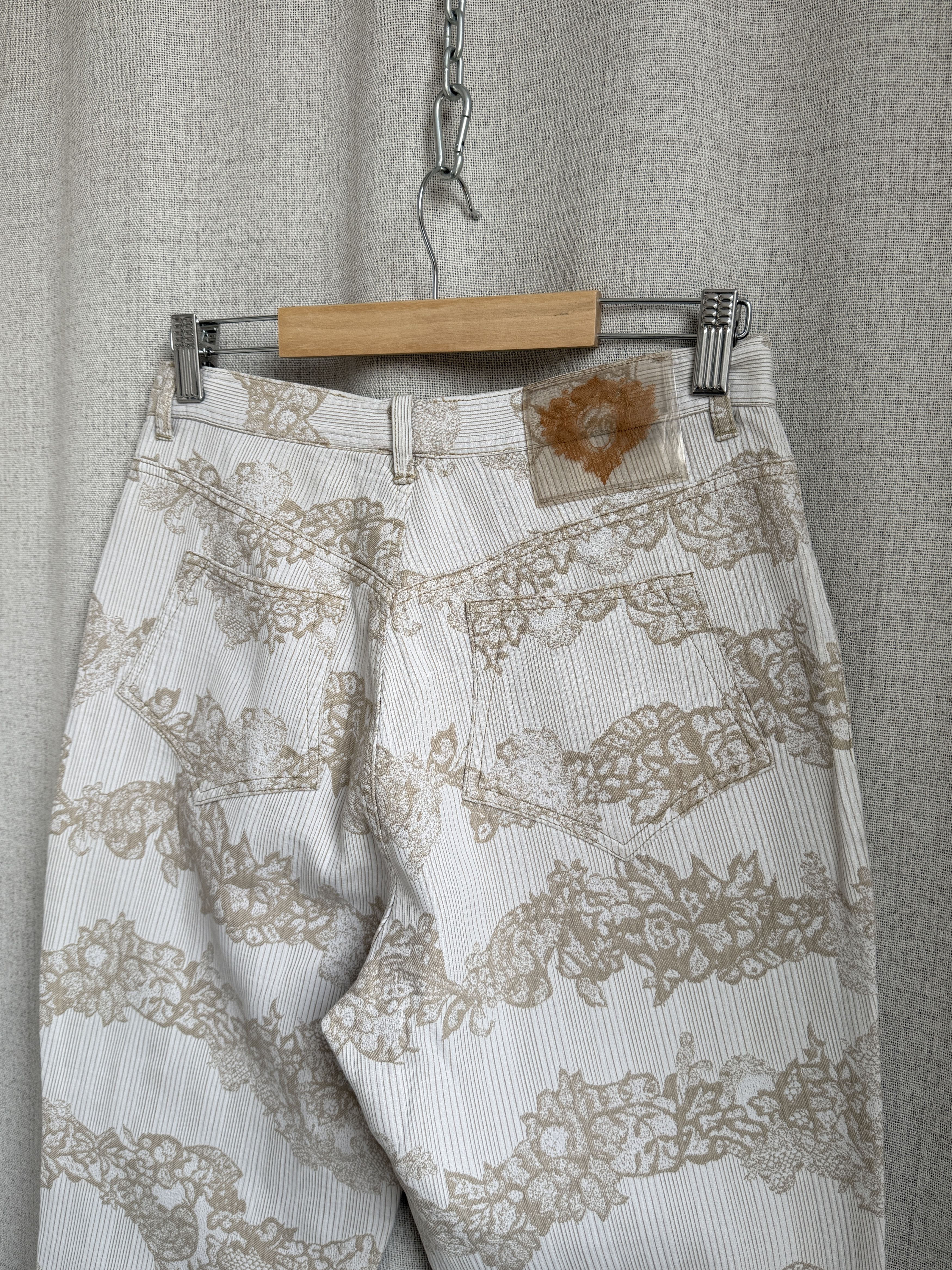 Christian Lacroix Vintage 90s Christian Lacroix Allover Pattern Pants Size 27" / US 4 / IT 40 - 4 Thumbnail