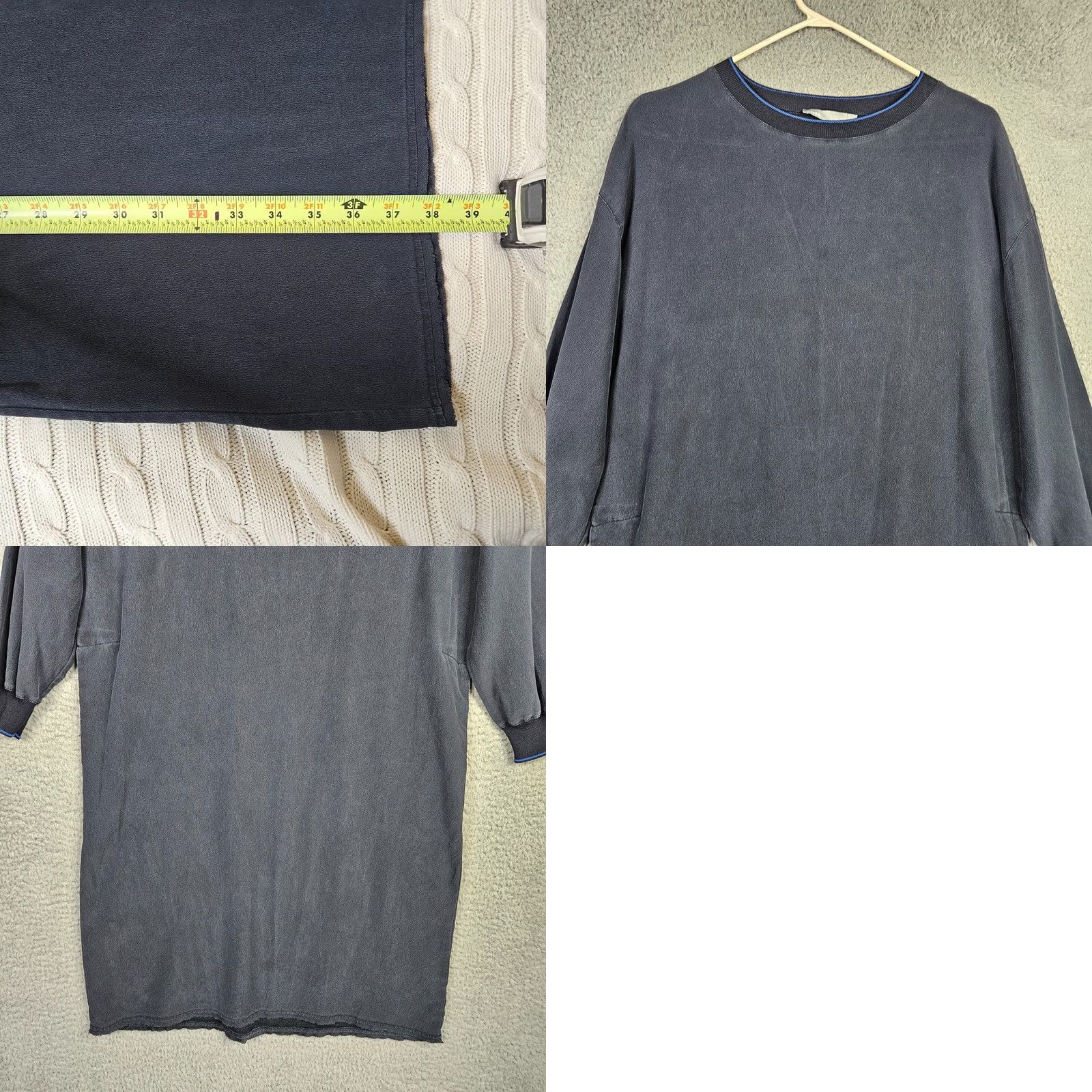 Vince Vince Womens Long Sleeve Silk Dress S Size Black Size S / US 4 / IT 40 - 8 Thumbnail