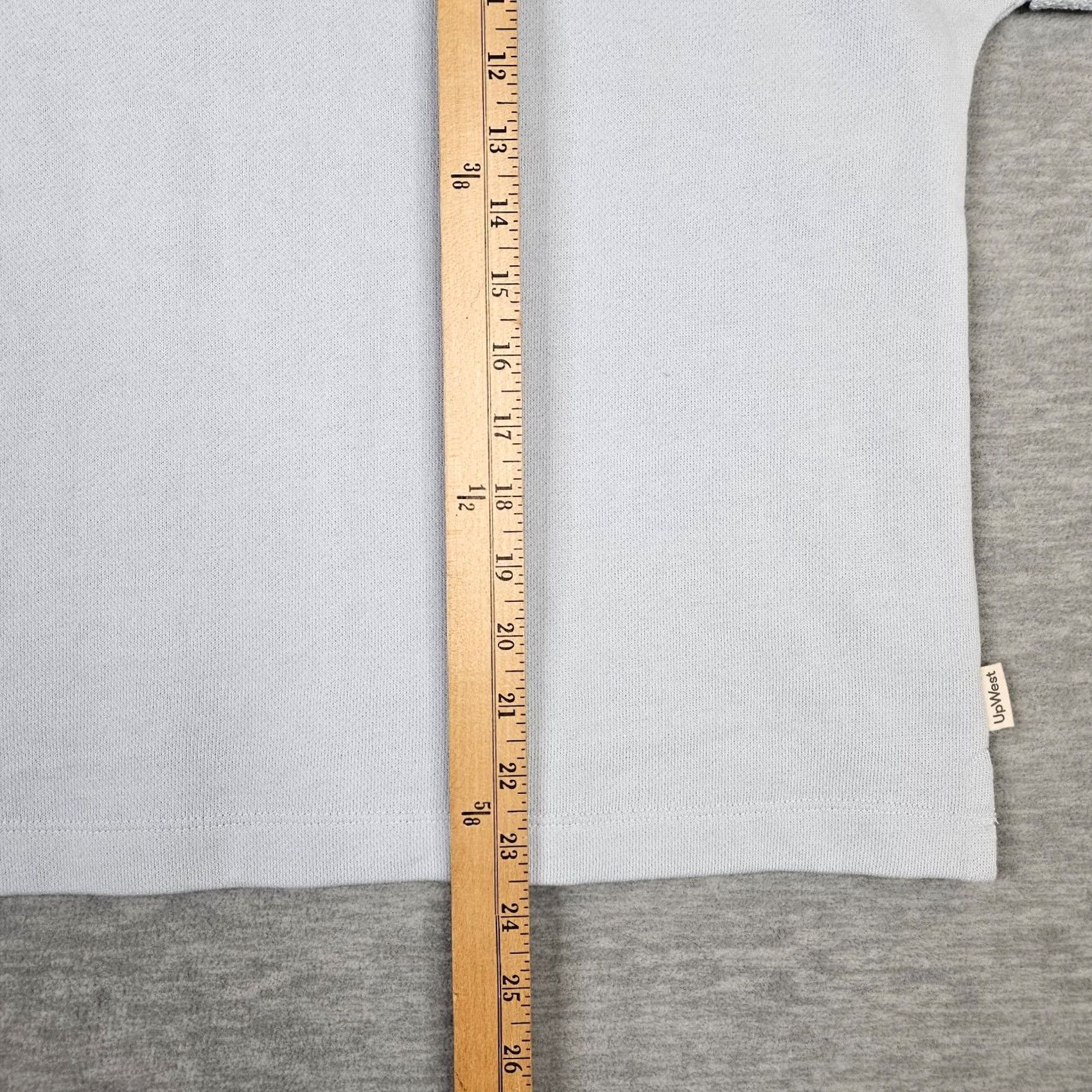 Vintage UpWest Women's Light blue short sleeve Top Knit Top Size L Regular Cotton Blend Polyester Knit Top, Blue, Short Sleeve, Casual, UpWest Size L / US 10 / IT 46 - 5 Thumbnail