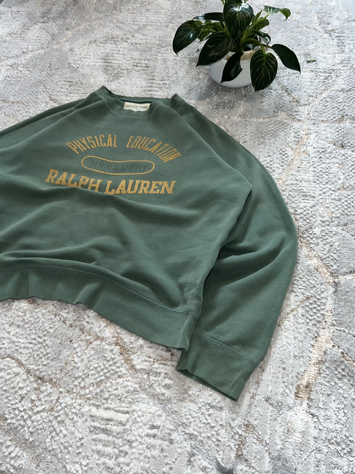 Denim & Supply Ralph Lauren × Polo Ralph Lauren × Vintage DENIM & SUPPLY POLO RALPH LAUREN VINTAGE 90S SWEATSHIRT Y2K Size US L / EU 52-54 / 3 - 4 Thumbnail