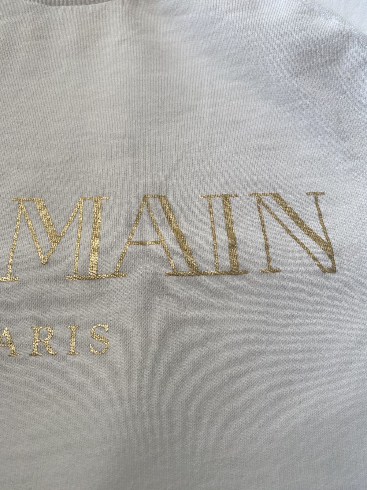 Balmain Luxury women balmain big gold logo crawneck Size S / US 4 / IT 40 - 6 Thumbnail