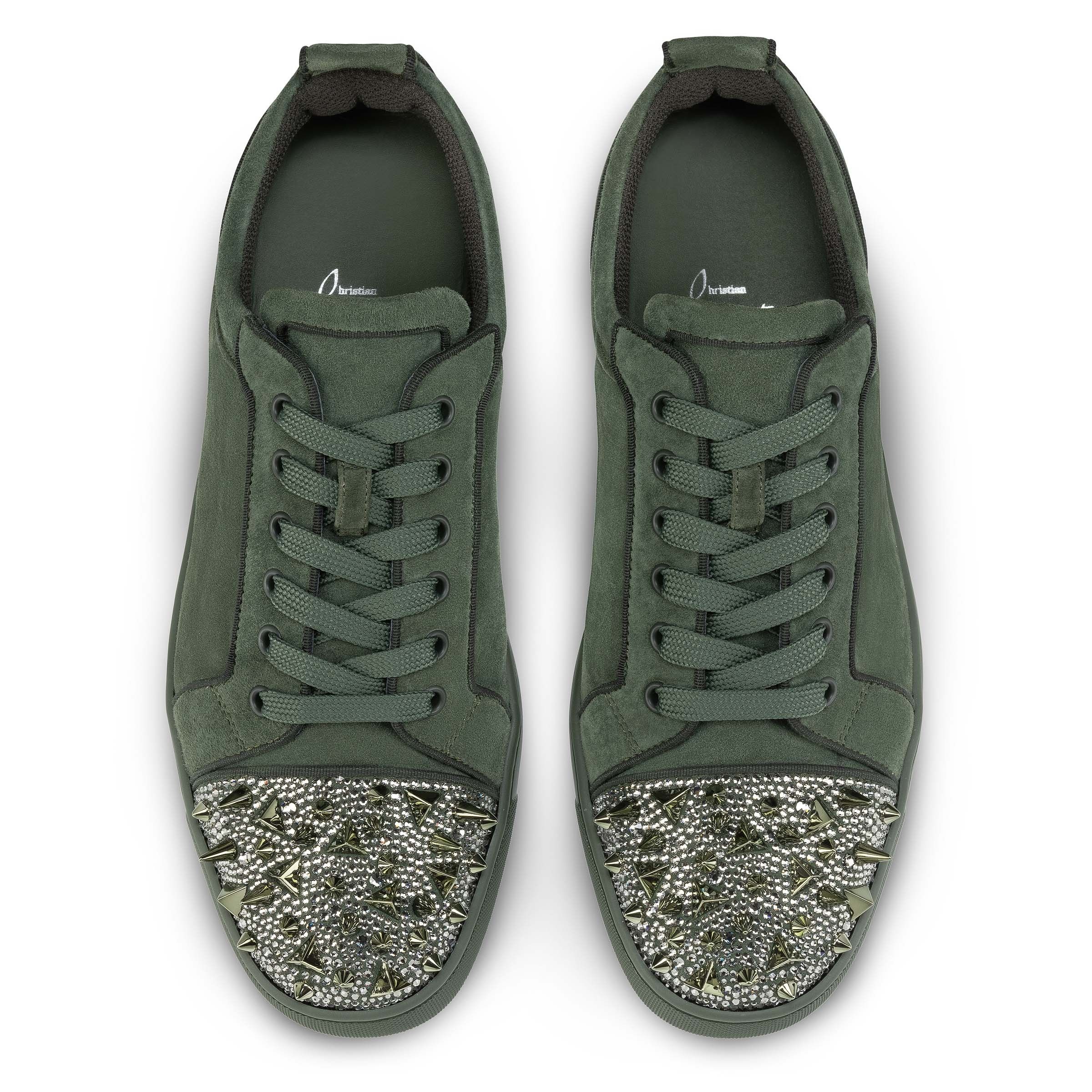 Christian Louboutin oc11z0126 Louis Junior P Pik Pik Strass in Grey Size US 12 / EU 45 - 3 Thumbnail