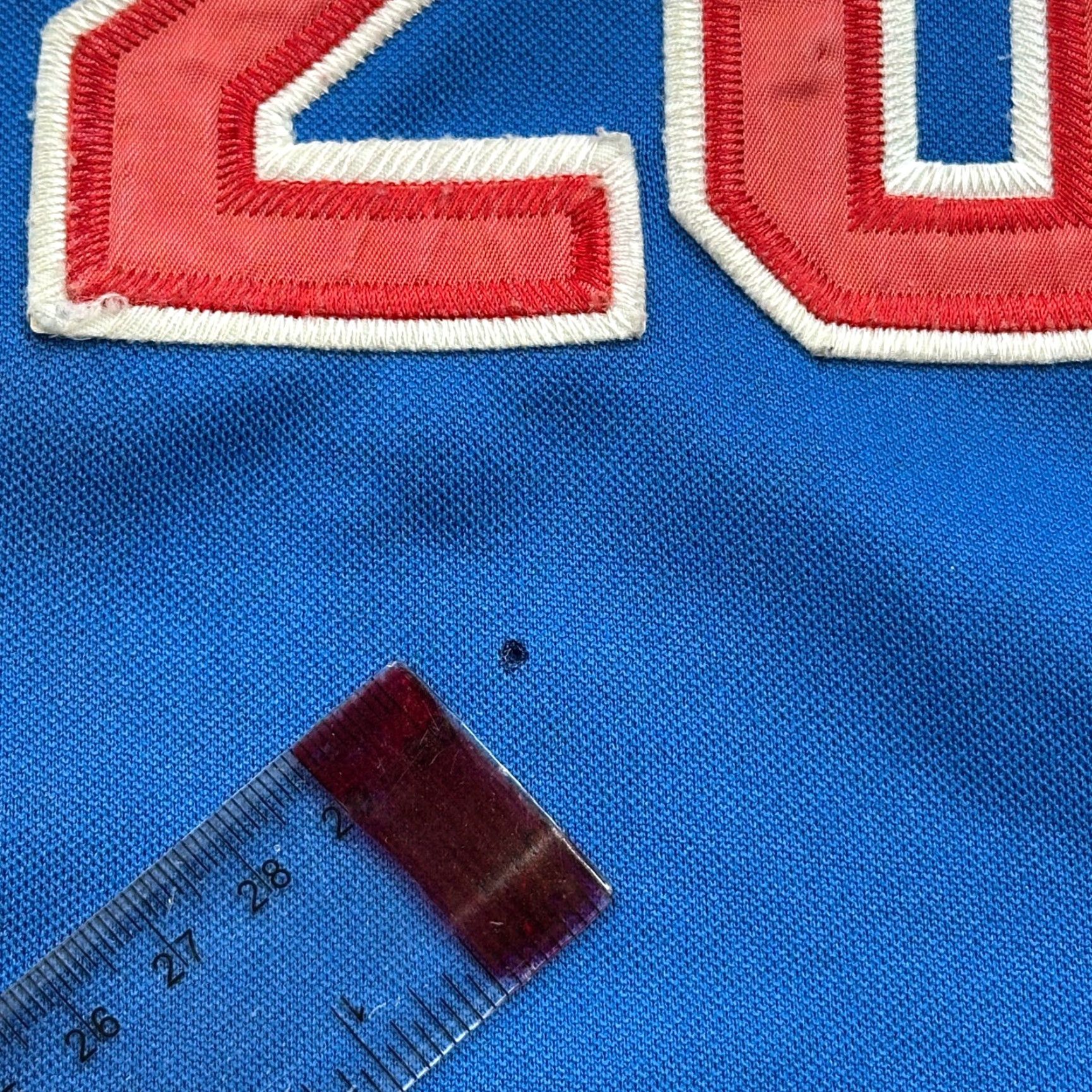 Vintage VINTAGE 4Real Baseball Jersey Mens 2XL Blue Philadelphia #20 Hip Hop Y2K Shirt Baseball Mens 2XL Blue Philadelphia Hip Hop 80s 90s Retro Family Size US XXL / EU 58 / 5 - 6 Thumbnail