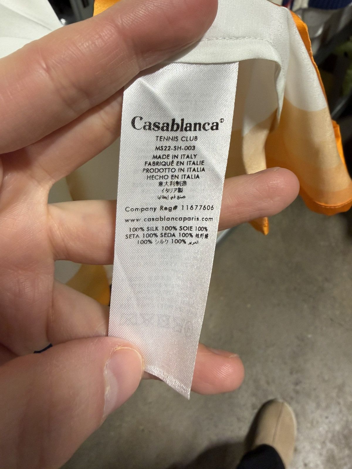 Casablanca Casablanca Tennis Club Silk Shirt NEW 1100$ Size US L / EU 52-54 / 3 - 5 Thumbnail
