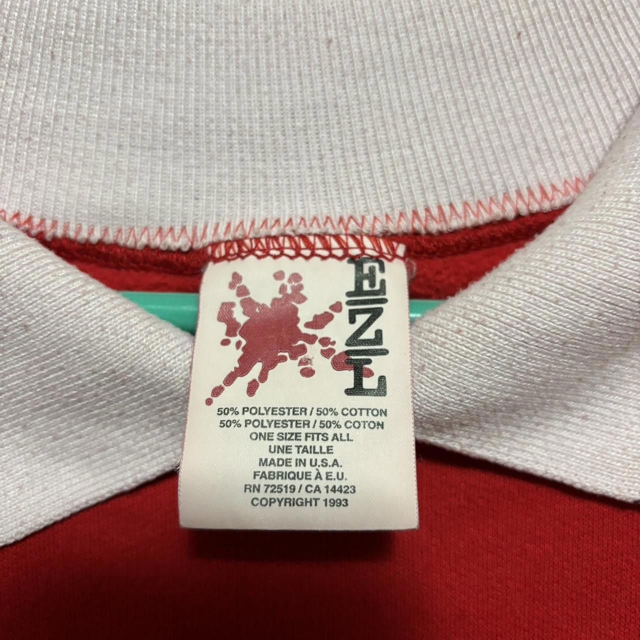 Vintage Vintage 90s 12 days of Christmas Red Sweatshirt Size ONE SIZE - 4 Thumbnail