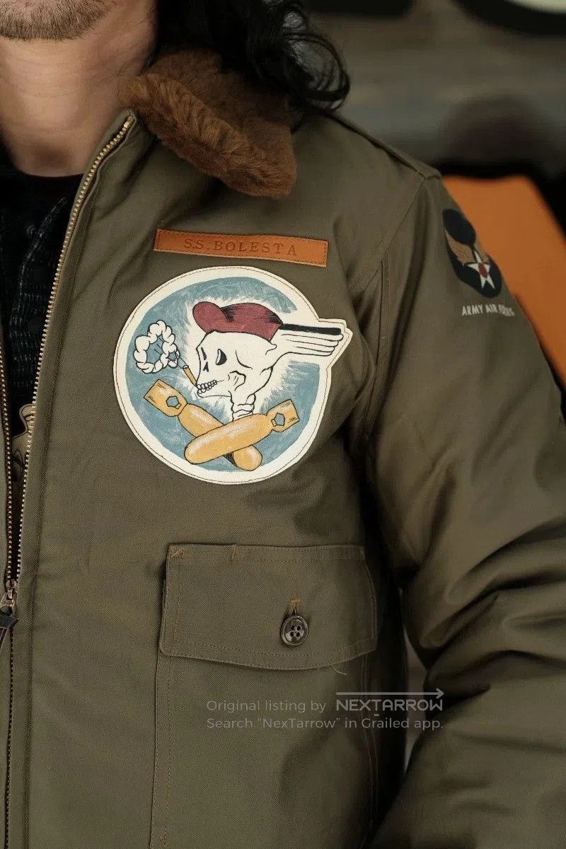 Buzz Rickson's Buzz Rickson's B10 Alpaca Flight Jacket. Size US XXS / EU 40 - 5 Thumbnail