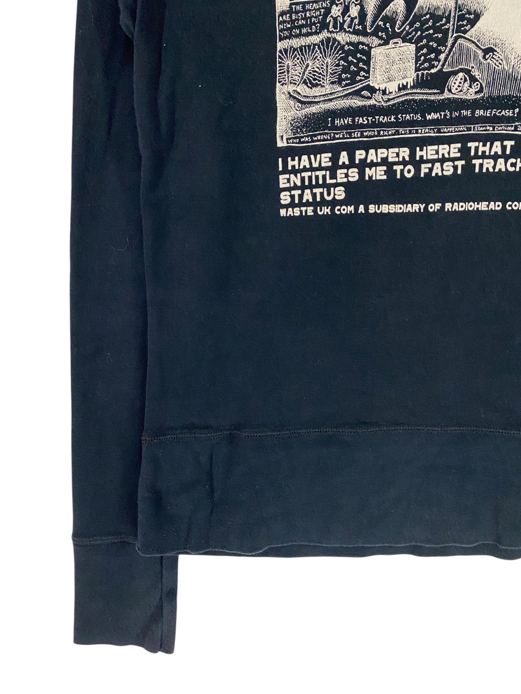 Band Tees × Vintage 2000s Radiohead stanley donwood artwork longsleeve shirt Size US S / EU 44-46 / 1 - 4 Thumbnail
