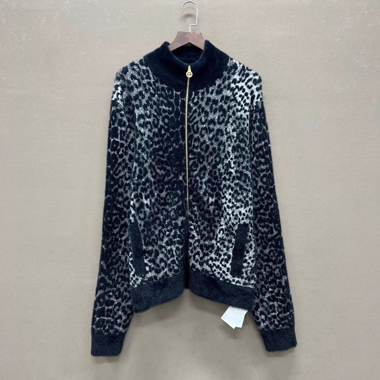 Versace Versace 99 Wild Barocco jacquard zip-up knit 54 Size US L / EU 52-54 / 3 - 1 Thumbnail