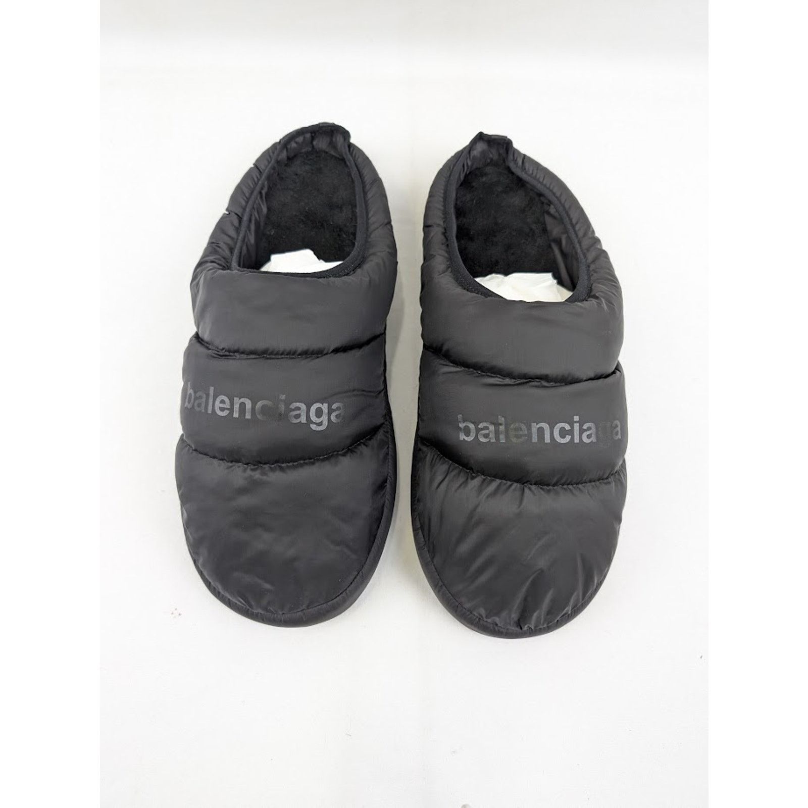 Balenciaga o1rshd1 Alaska Slipper Nylon in Black Size US 10 / EU 43 - 13 Thumbnail