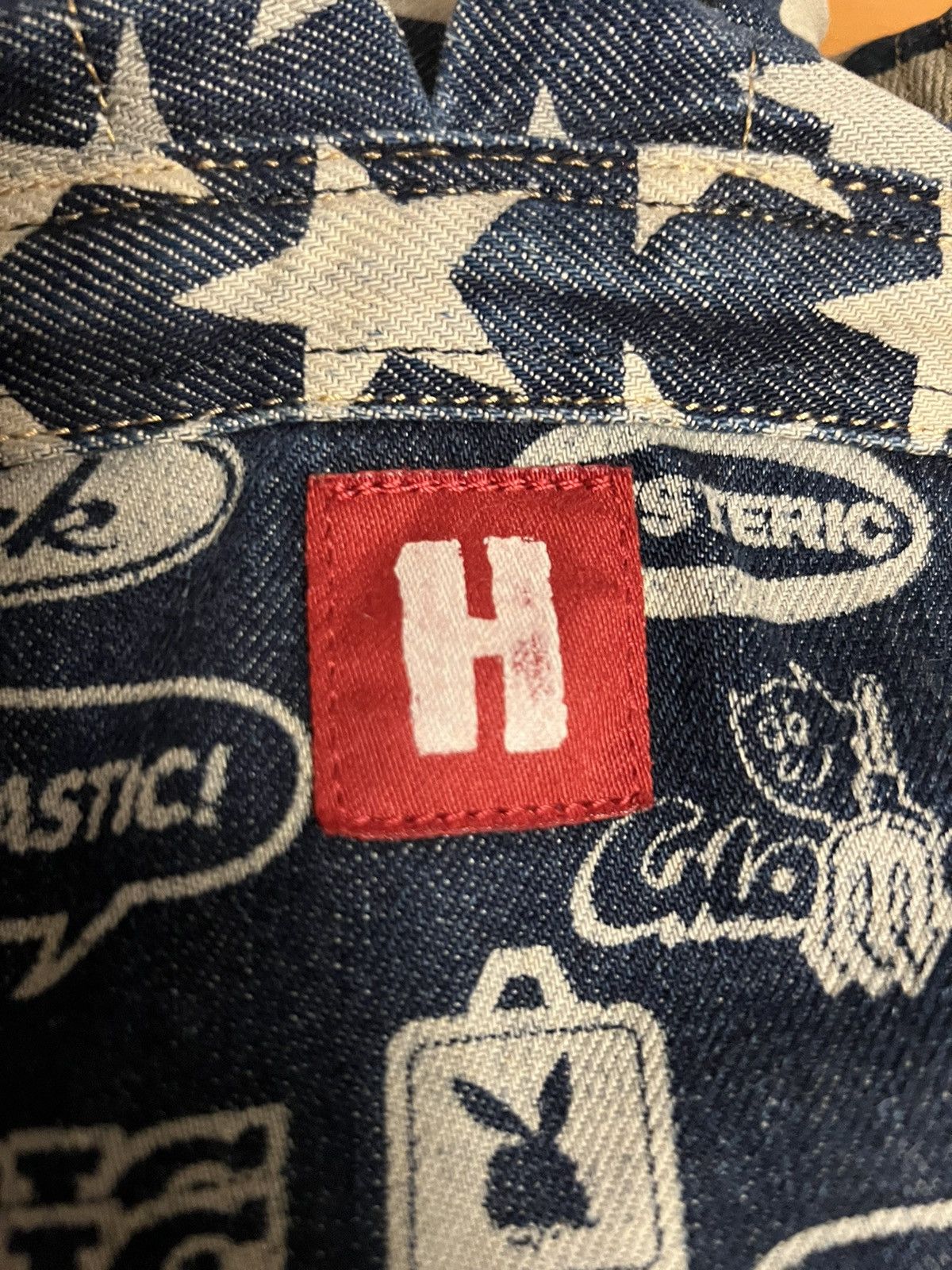Hysteric Glamour Vintage Hysteric Glamour denim backpack Size ONE SIZE - 4 Thumbnail