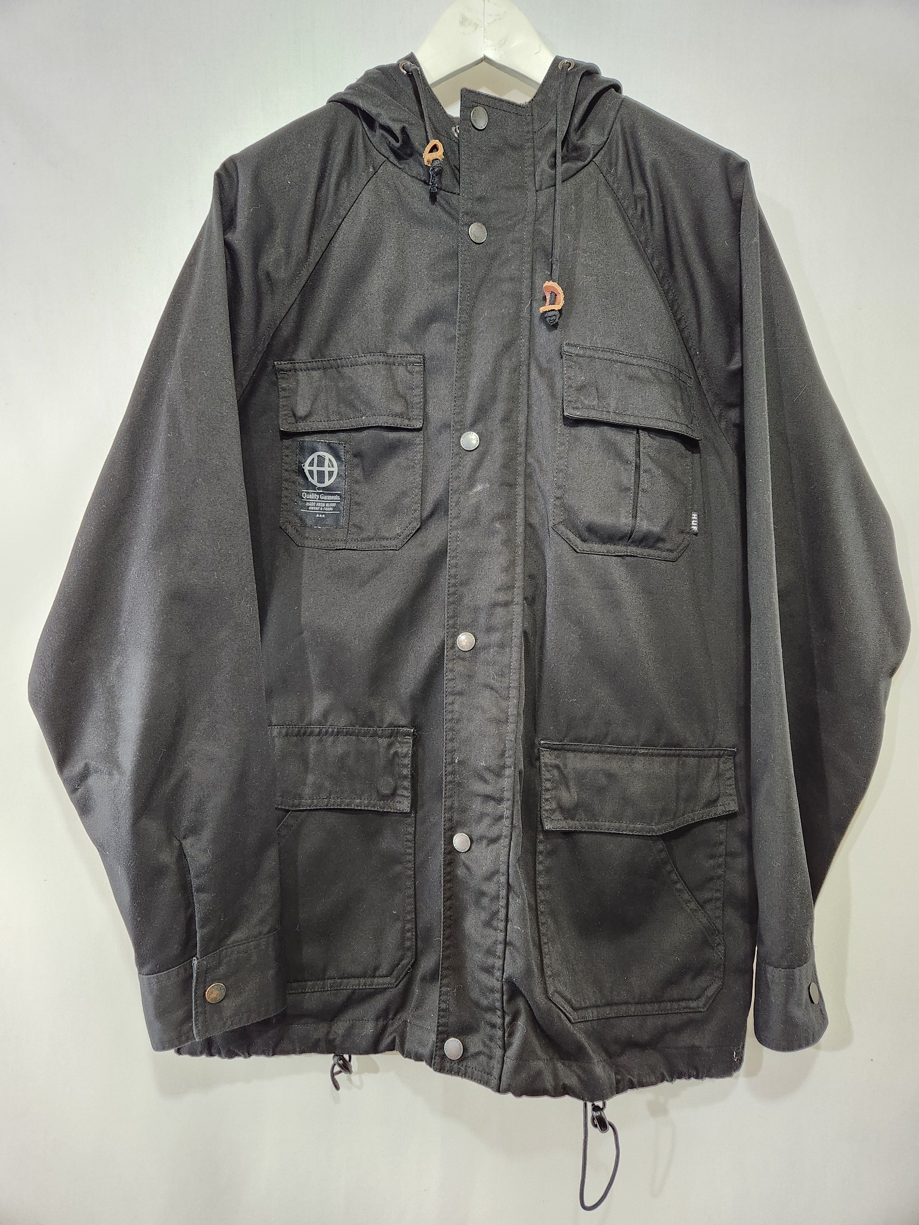 Huf Black M-65 Military Style 3/4 Length Coat L Size US L / EU 52-54 / 3 - 1 Thumbnail