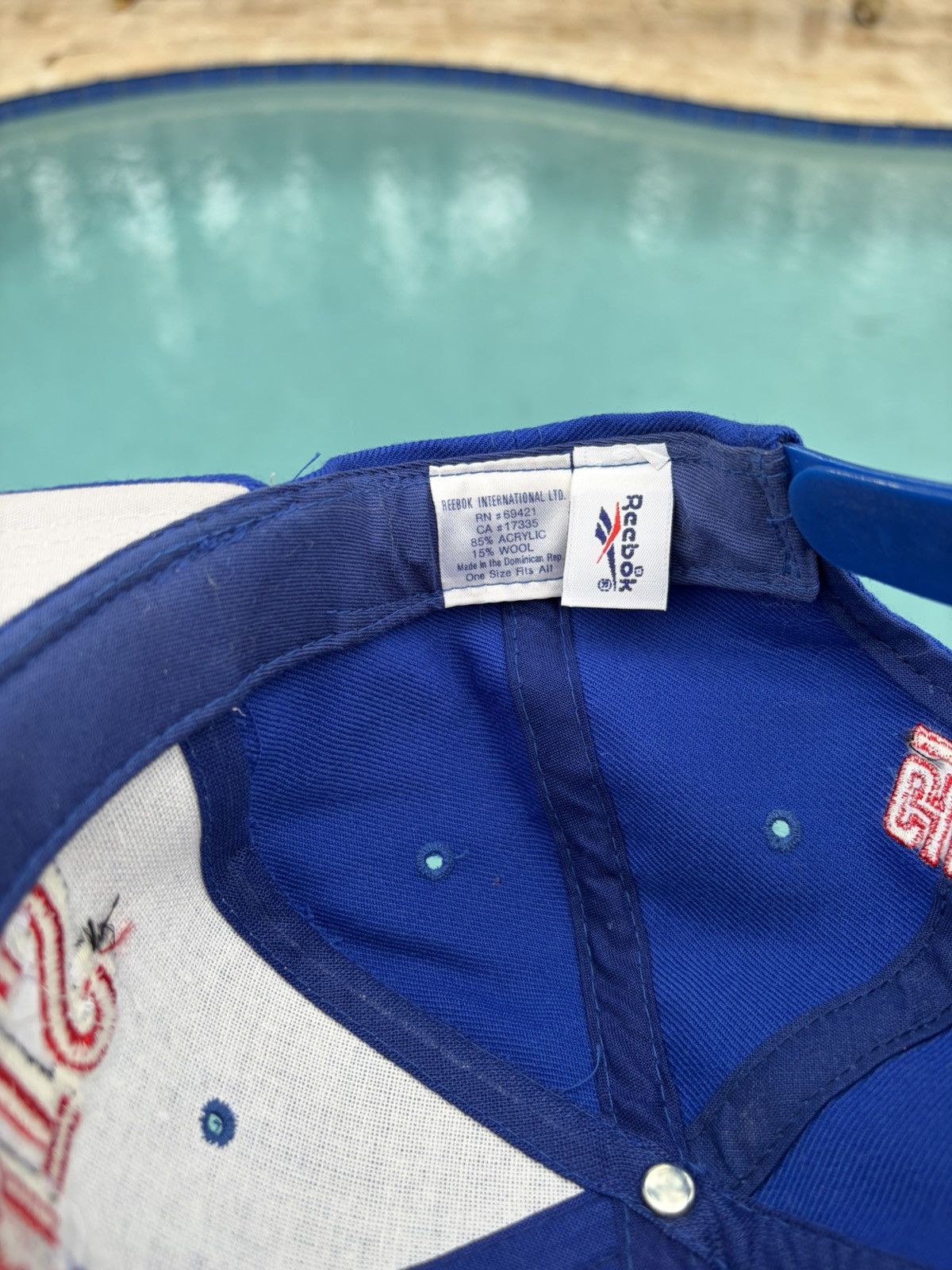 Reebok Vintage New York Giants snapback hat Size ONE SIZE - 6 Thumbnail