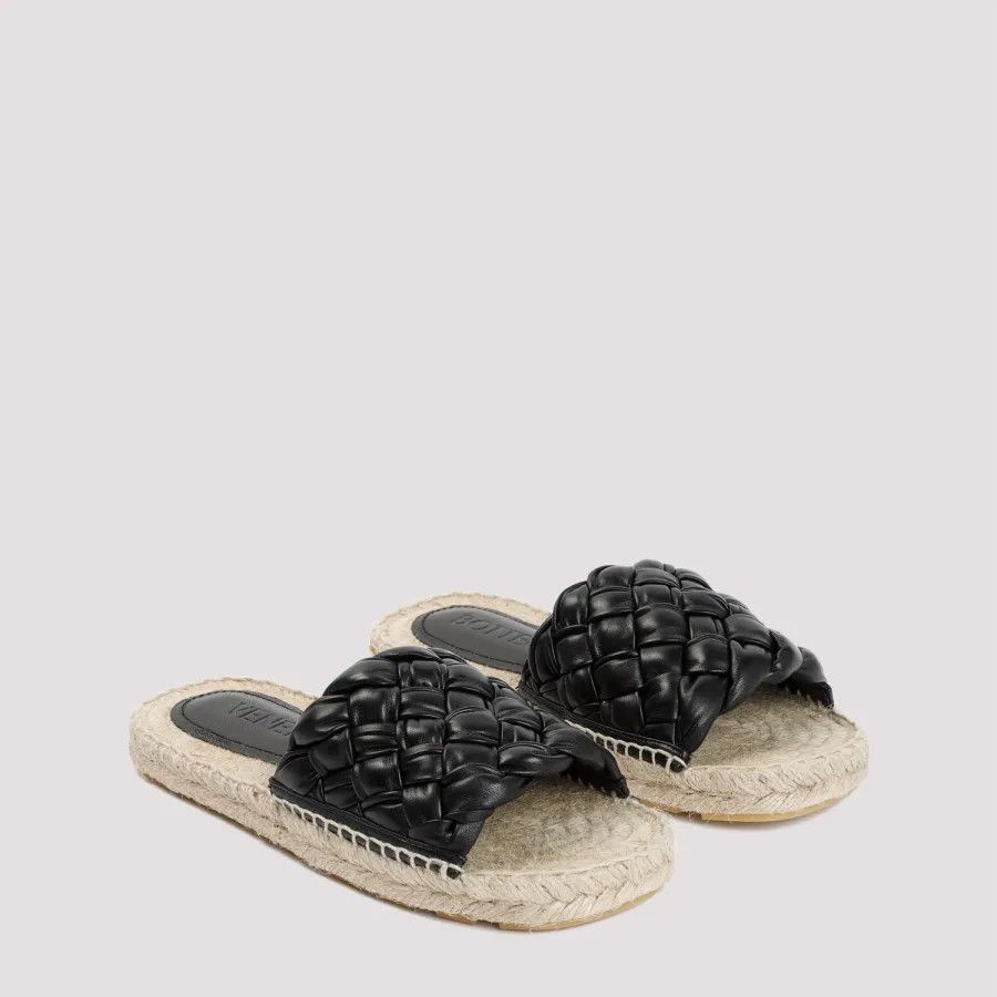 Bottega Veneta o1s1rm0925 Jack Espadrilles Slip On in Black Size US 7 / IT 37 - 3 Thumbnail