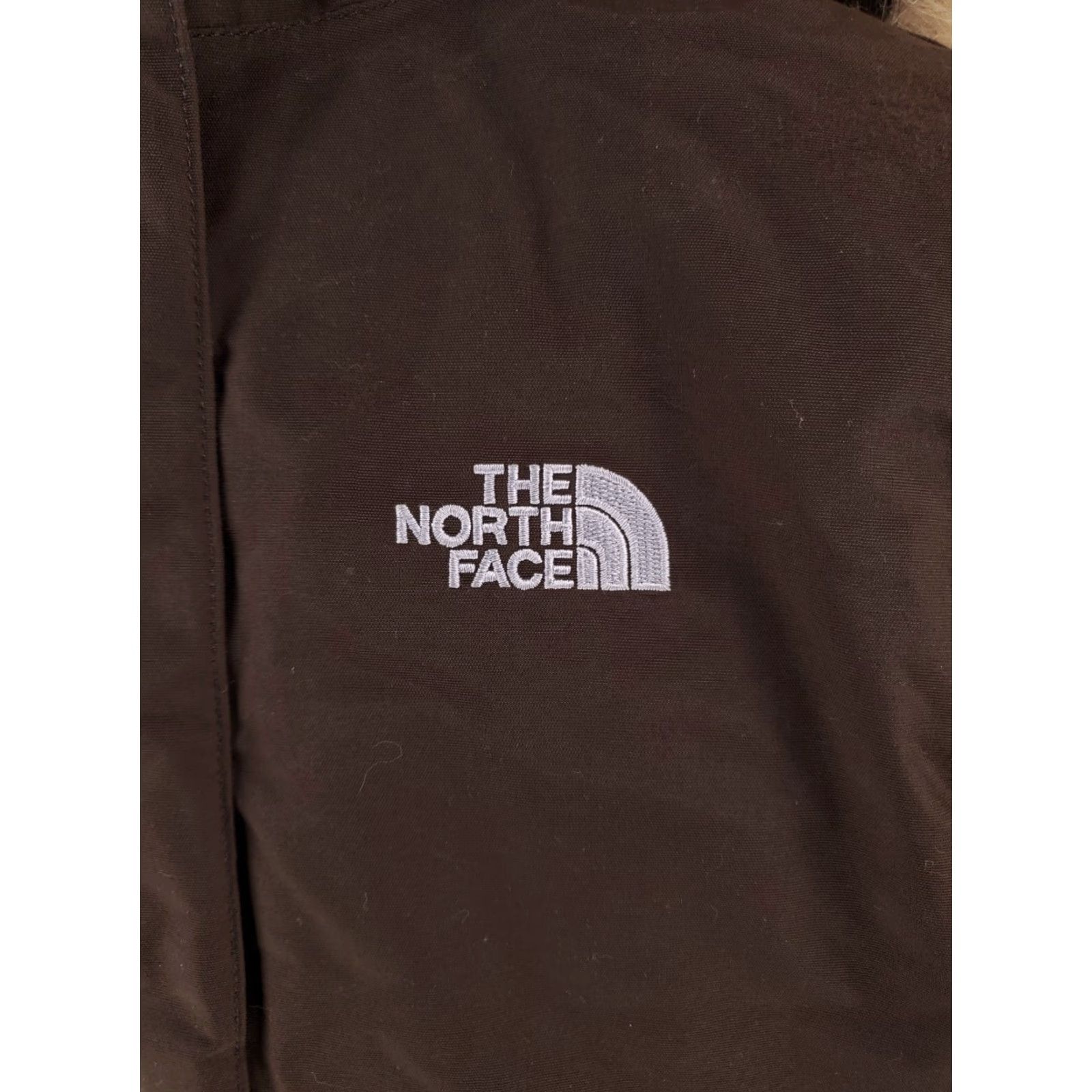 The North Face The North Face Jacket Womens XS Brown Goose Down Full Zip Hyvent Faux Fur Parka Size XS / US 0-2 / IT 36-38 - 2 Thumbnail