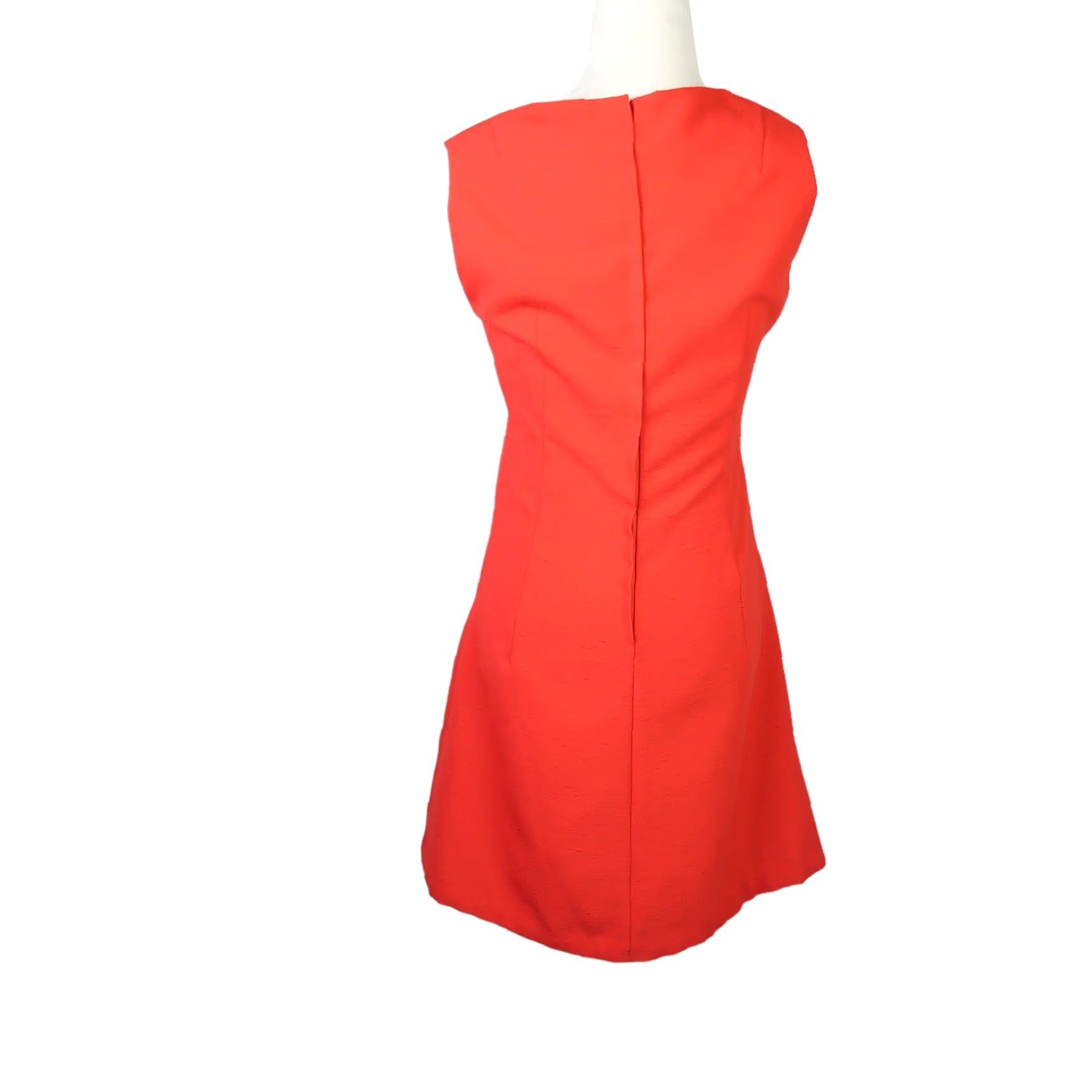Vintage VINTAGE 80s orange red mini dress and matching jacket suit set S Women Dress Sleeveless 80s Party/Cocktail Size S / US 4 / IT 40 - 5 Thumbnail