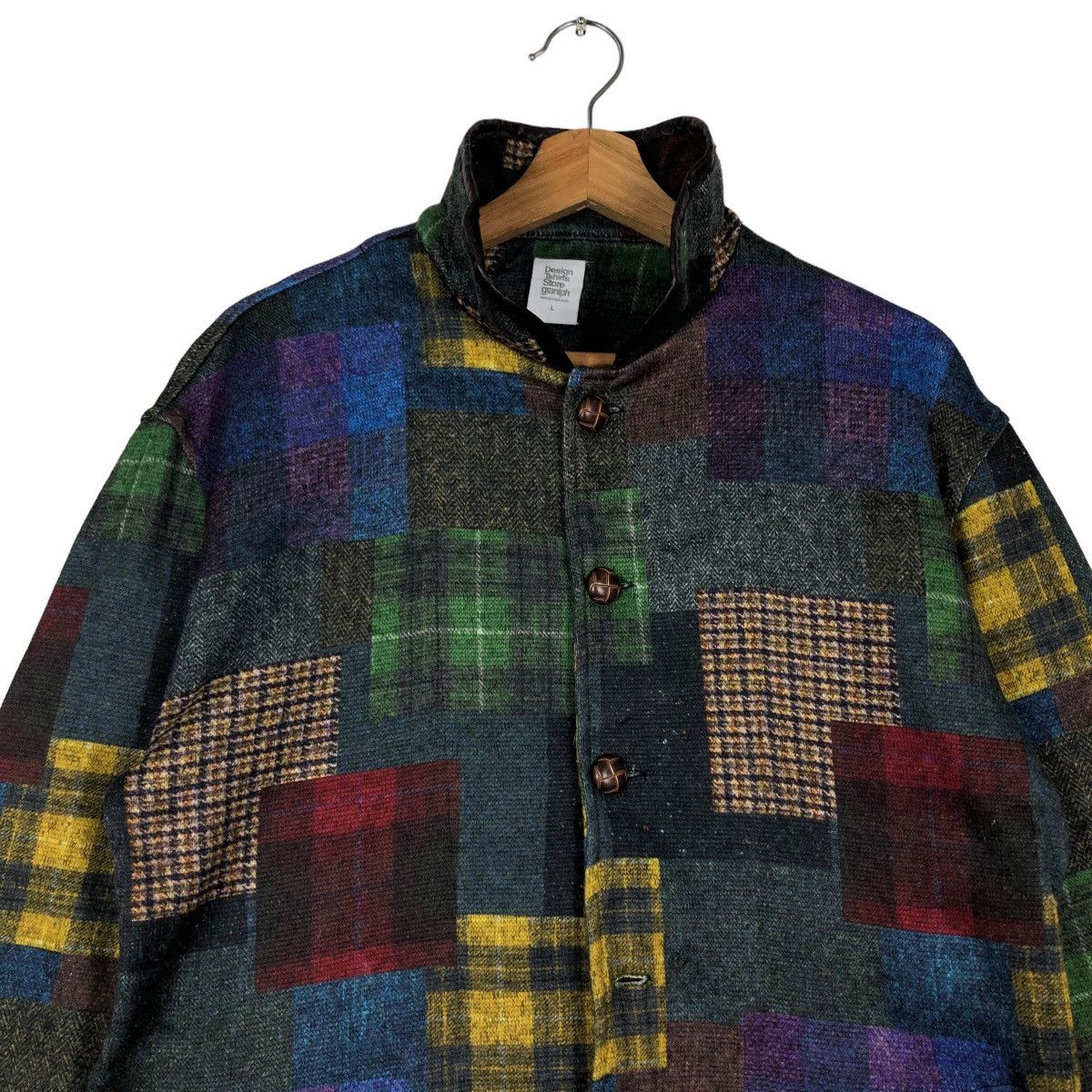 Japanese Brand 🔥Rare Patch Work Design Rare Colour Issey Miyake Design Size US L / EU 52-54 / 3 - 2 Thumbnail