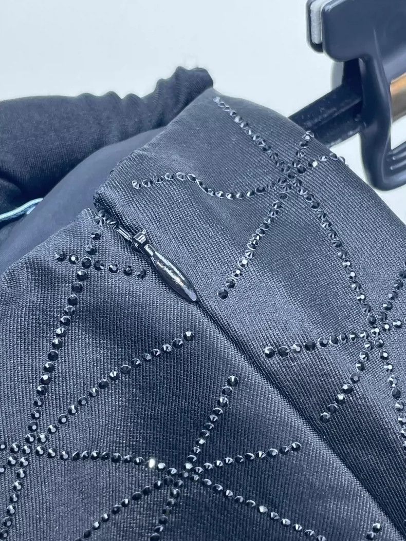 Prada Prada Black diamond hot diamond triangle shorts 2505-Nextar Size 24" / US 00 / IT 34 - 4 Thumbnail