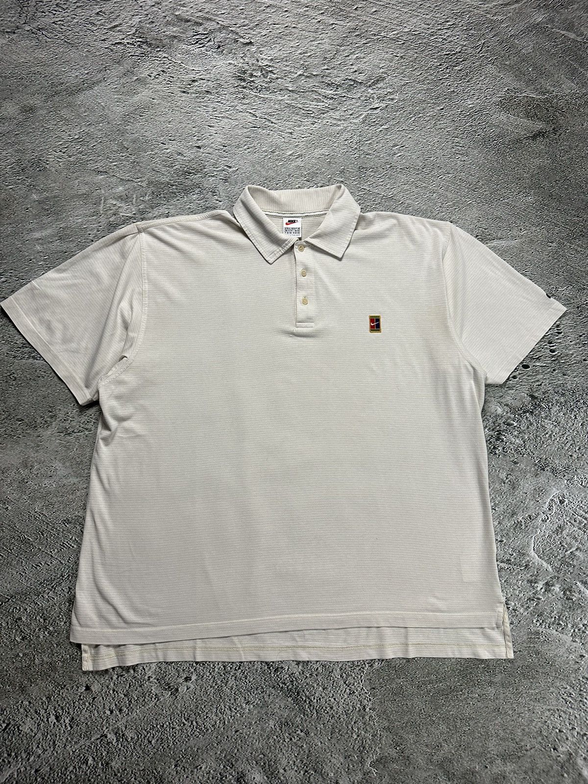Nike × Vintage Nike Court vintage polo T-shirt 90s Size US XL / EU 56 / 4 - 1 Thumbnail